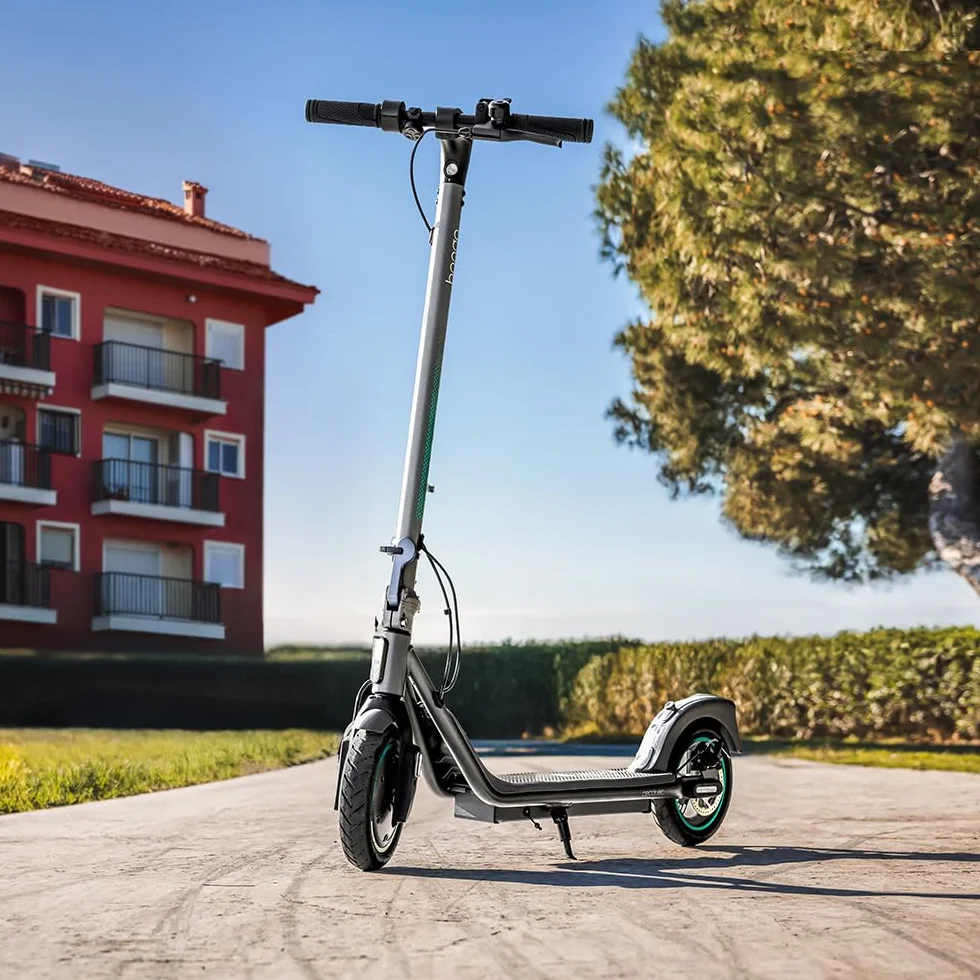 Cecotec Patinete Eléctrico Adultros Homologado DGT Bongo D20E Connected, Potencia MAX 500 W, hasta 20km Autonomía, Disco Freno Trasero y E-ABS, Conectividad App, Ligero 12,2Kg, Batería 5200mAh, 36V
