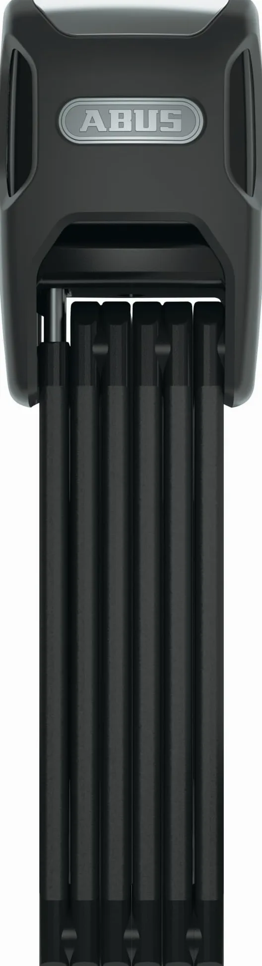 ABUS Candado Plegable Bordo Alarm 6000KA SH con Soporte, 90 cm, Negro | Nivel de seguridad 10, incluye soporte SH anticaída, cierre igual en pack doble