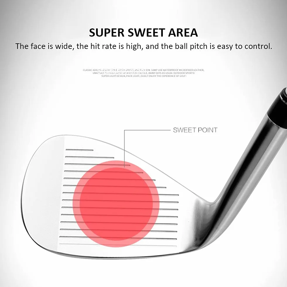 Cuñas de arena de golf para diestros 50/52/54/56/58/60/62/64 Golf Club Silver Black