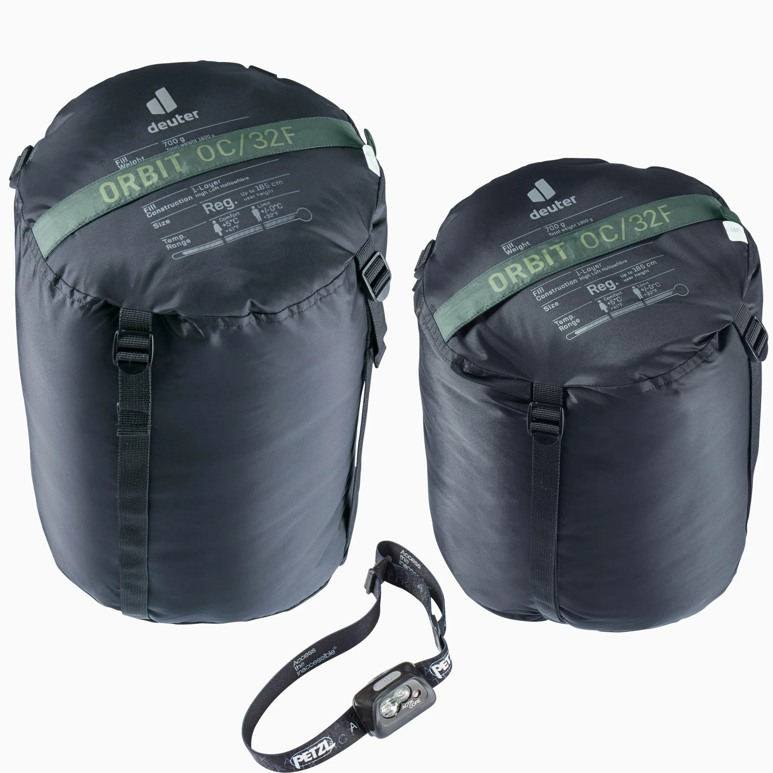 deuter Orbit 0C/32F Saco de Dormir de Fibra sintética