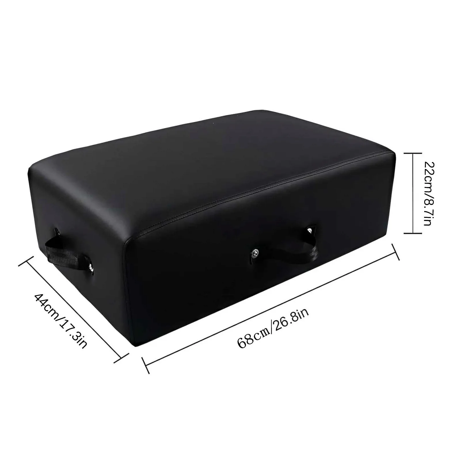 UYSELA Caja de Asiento Reformador de Pilates, Accesorio Reformador de Pilates para Ejercicios, Accesorio Reformador para Ejercicios Que Avanzan el Rango de Movimiento,Black