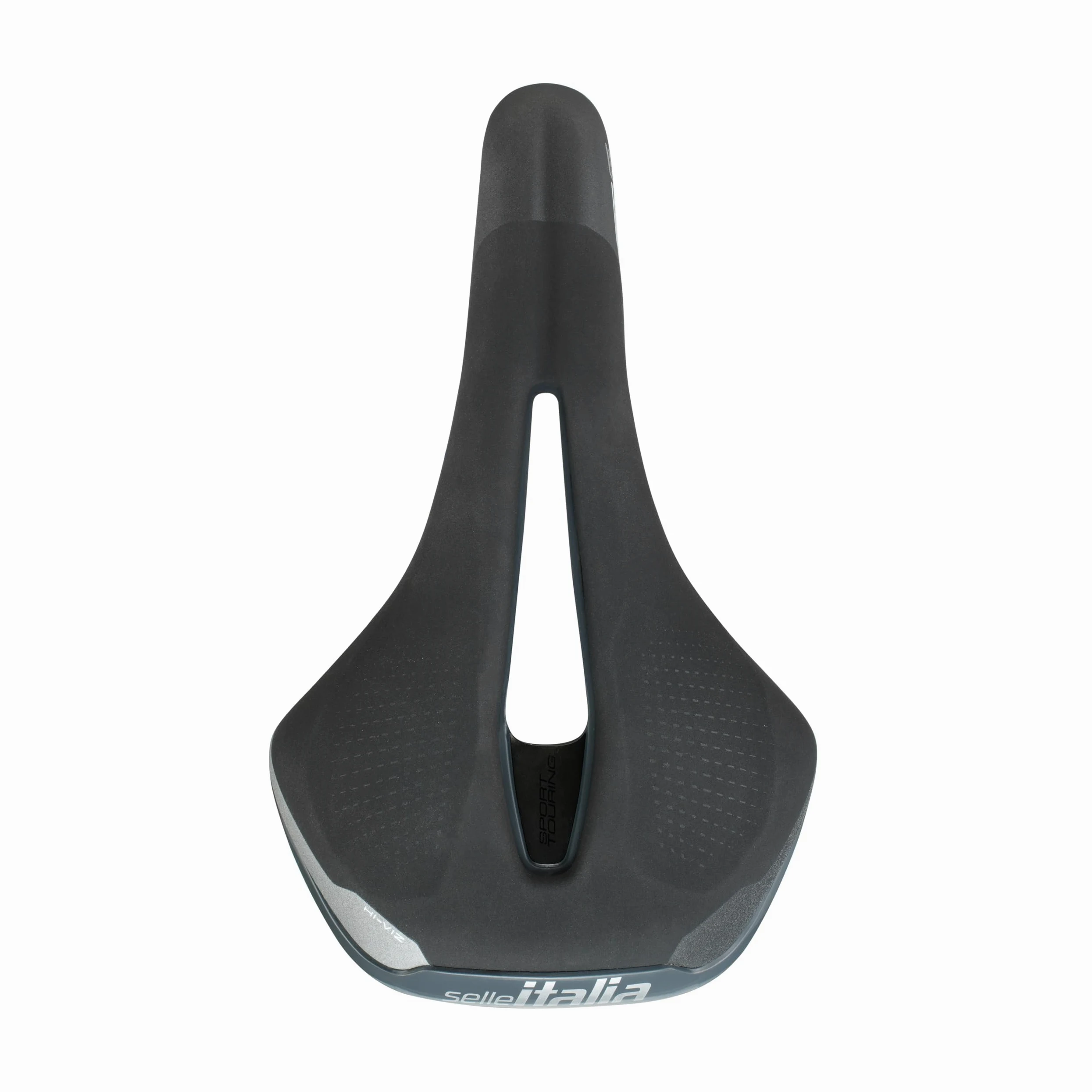 Selle Italia ST 5 Flow - Sillín Bicicleta Urbana/Eléctrica con Rail FeC, Agujero Anatómico, Reflectante
