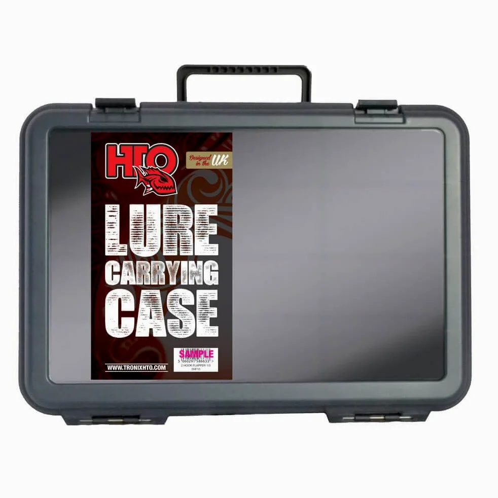 HTO Lure Carrying Case Caja de Aparejos de Pesca, Unisex Adulto, Opa/Transparente, Talla única