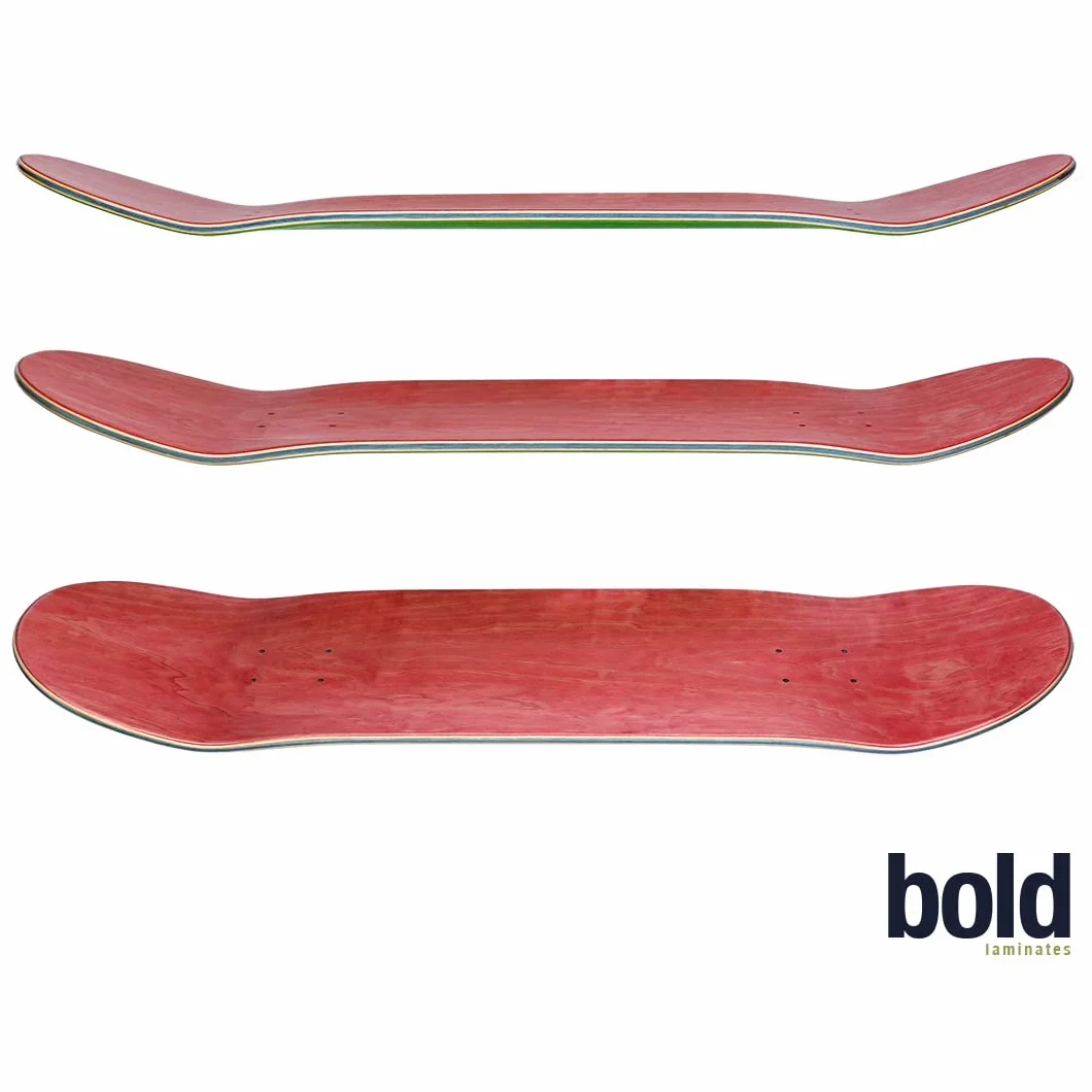 Bold Blank - Tabla de monopatín (7 capas de arce canadiense, prensada en frío, tamaño 8,75 pulgadas)