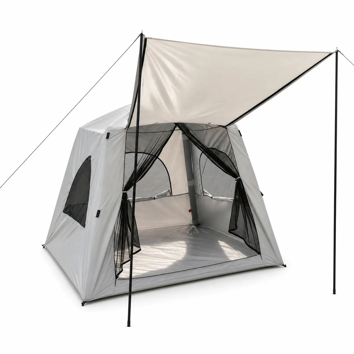 Tienda Inflable Camping para 3 y 6, Tienda Impermeable Montaje rápido, para Noche