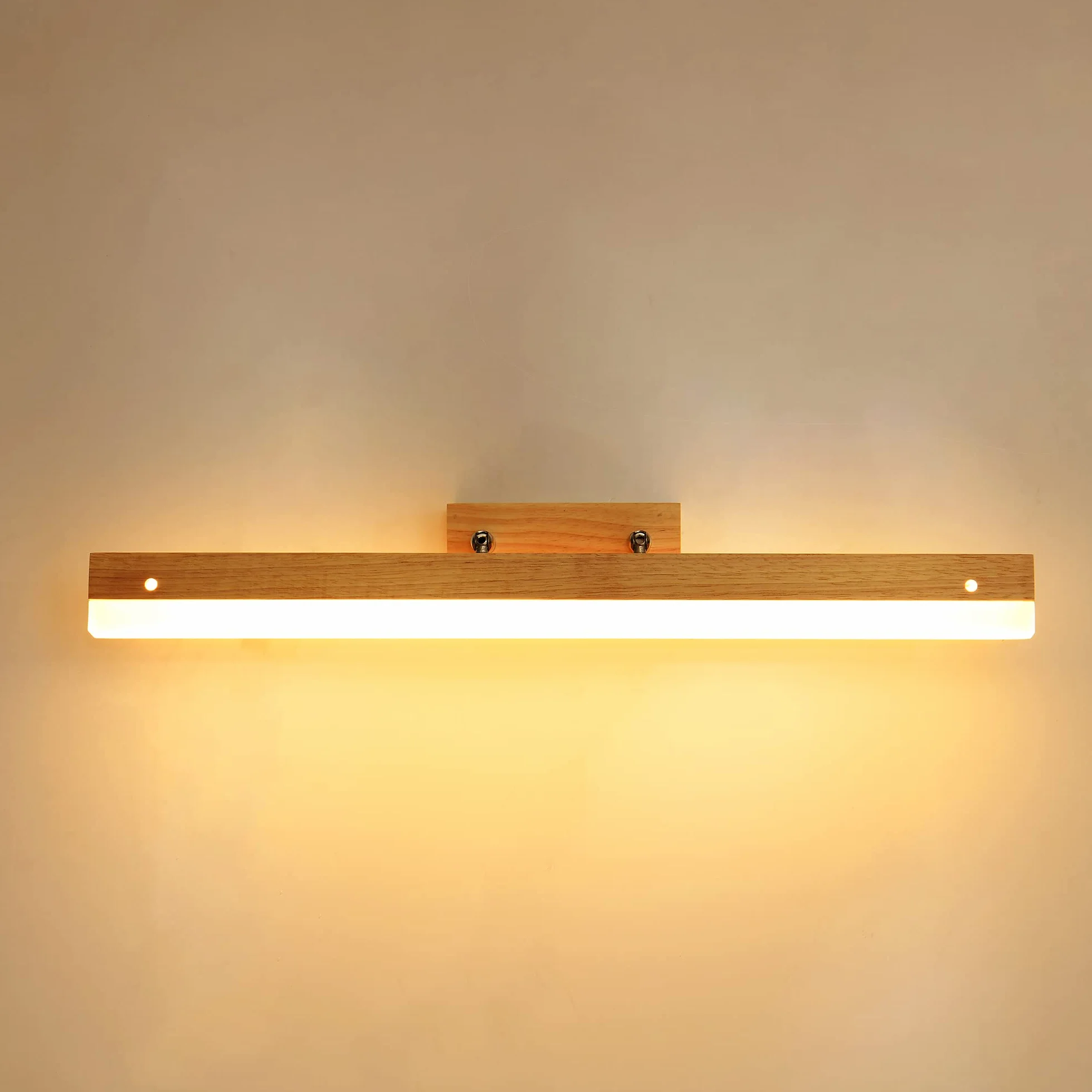 Aplique espejo baño LED 60cm 9W 720LM 3000K IP44 Rotación 180°
