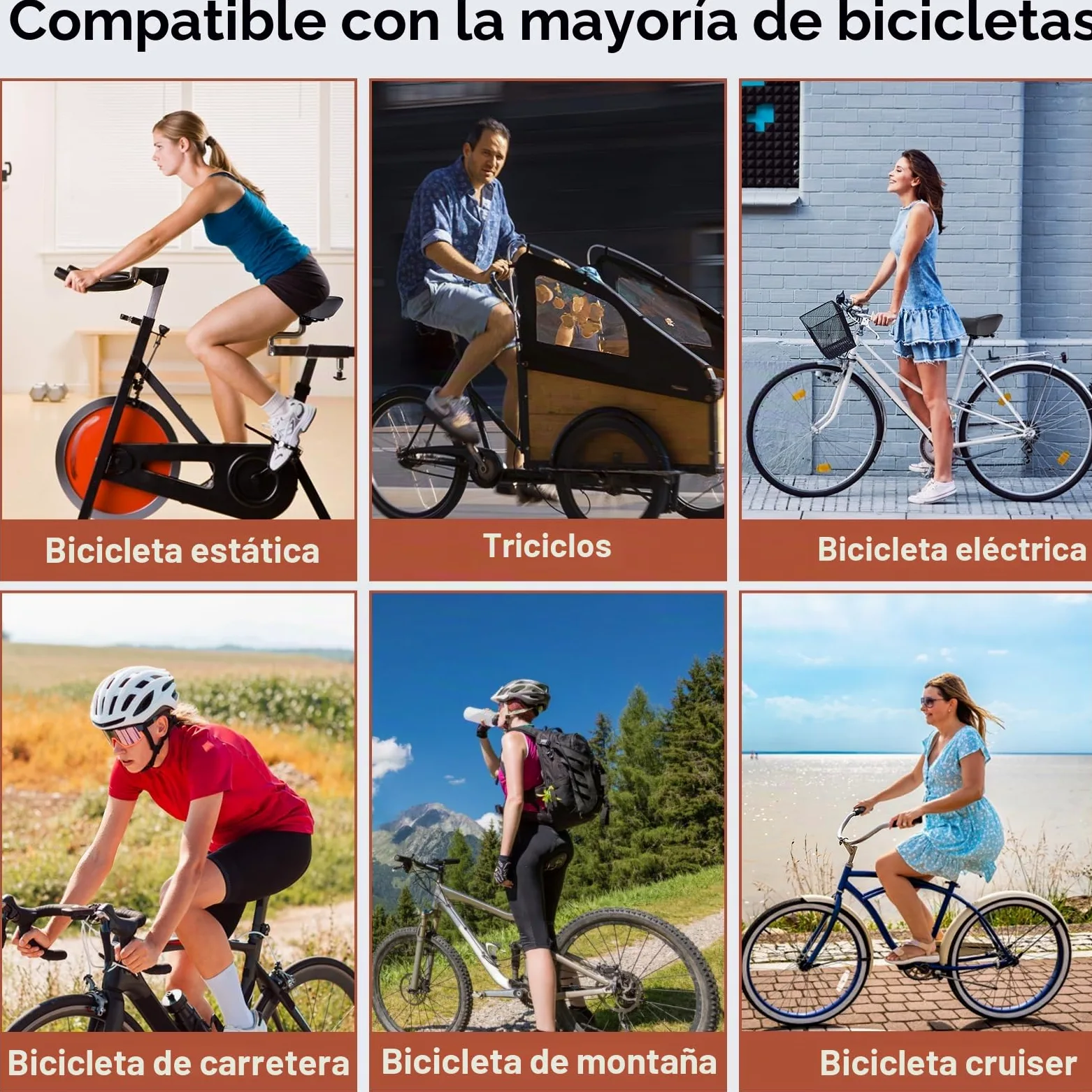 Asiento de Bicicleta de Gran tamaño Mejorado para Hombres y Mujeres, cojín de Asiento de Bicicleta Extra Ancho sin Nariz, Impermeable, cómodo sillín de Bicicleta de Espuma viscoelástica, Apto para