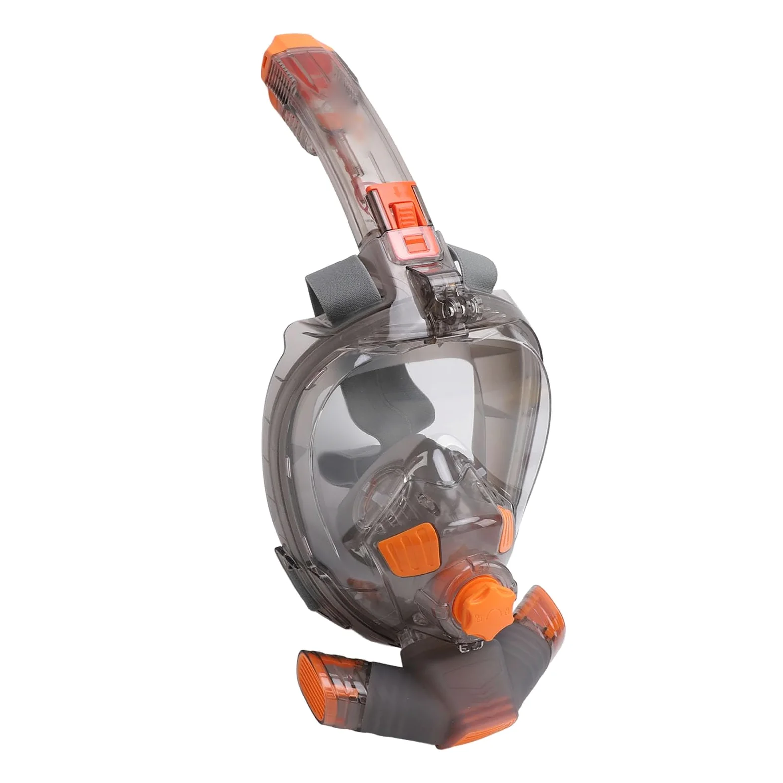 Gafas de Snorkel Plegables Panorámicas de Cara Completa con Tubo de Respiración para Buceadores de Silicona para PC (S M)