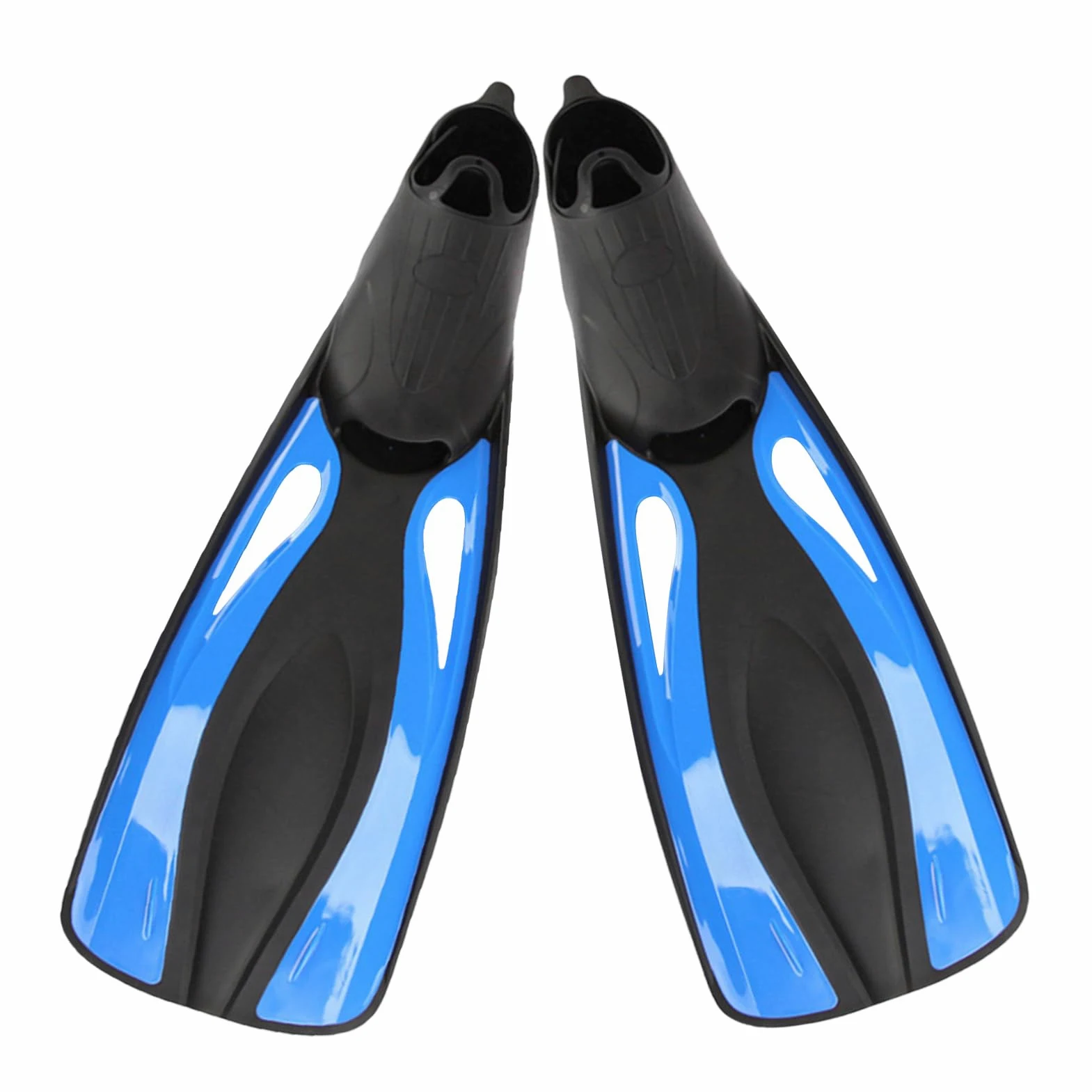 Aletas de natación para adultos, aletas de buceo para adultos, 1 par de aletas de buceo ajustables y equipo de entrenamiento para piscina, mar, tanto para planas como profundas