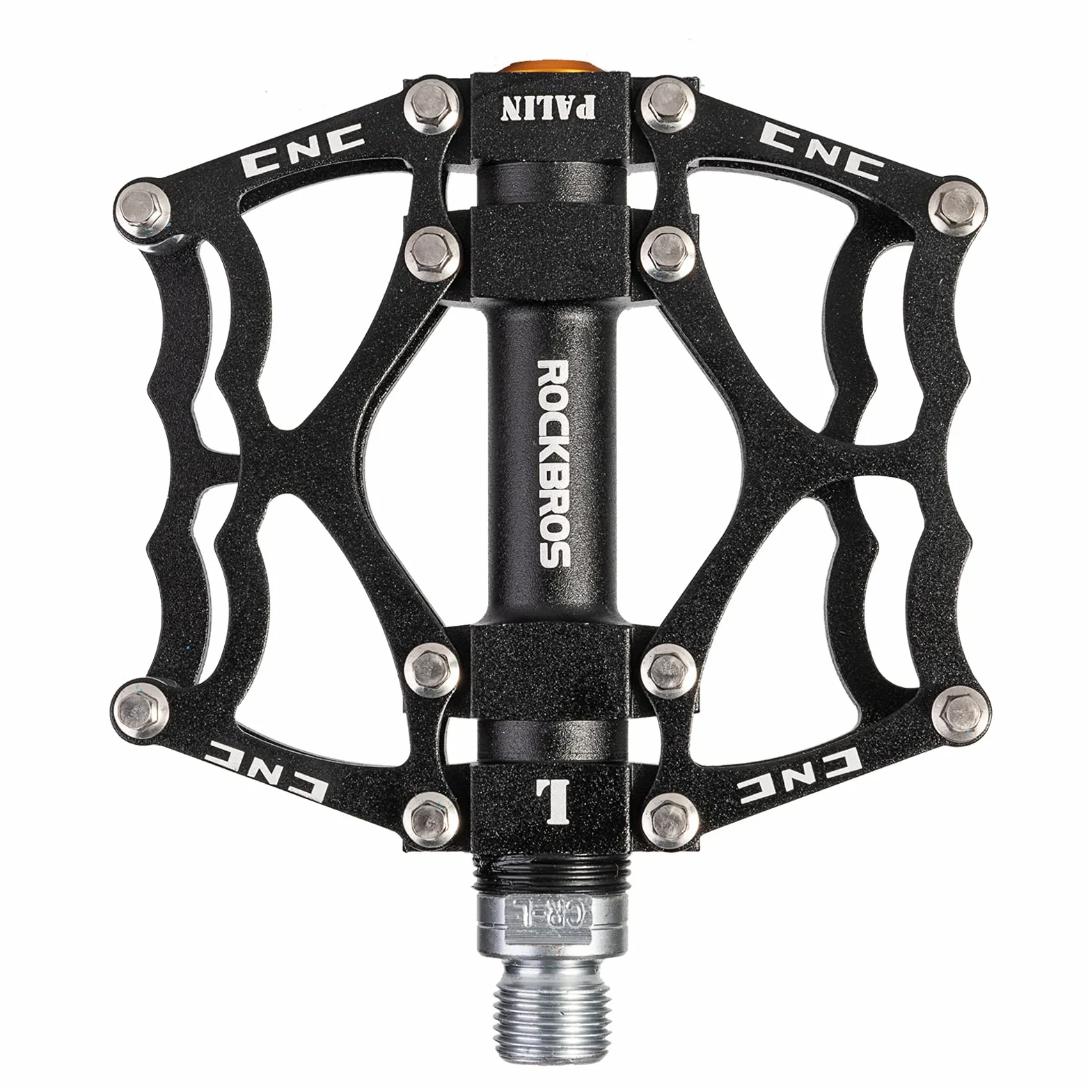 ROCKBROS Pedales Bicicleta, Pedales de Aluminio Antideslizantes Ligeros para Ciclismo MTB Bicicleta Carretera, 9/16 Pulgadas
