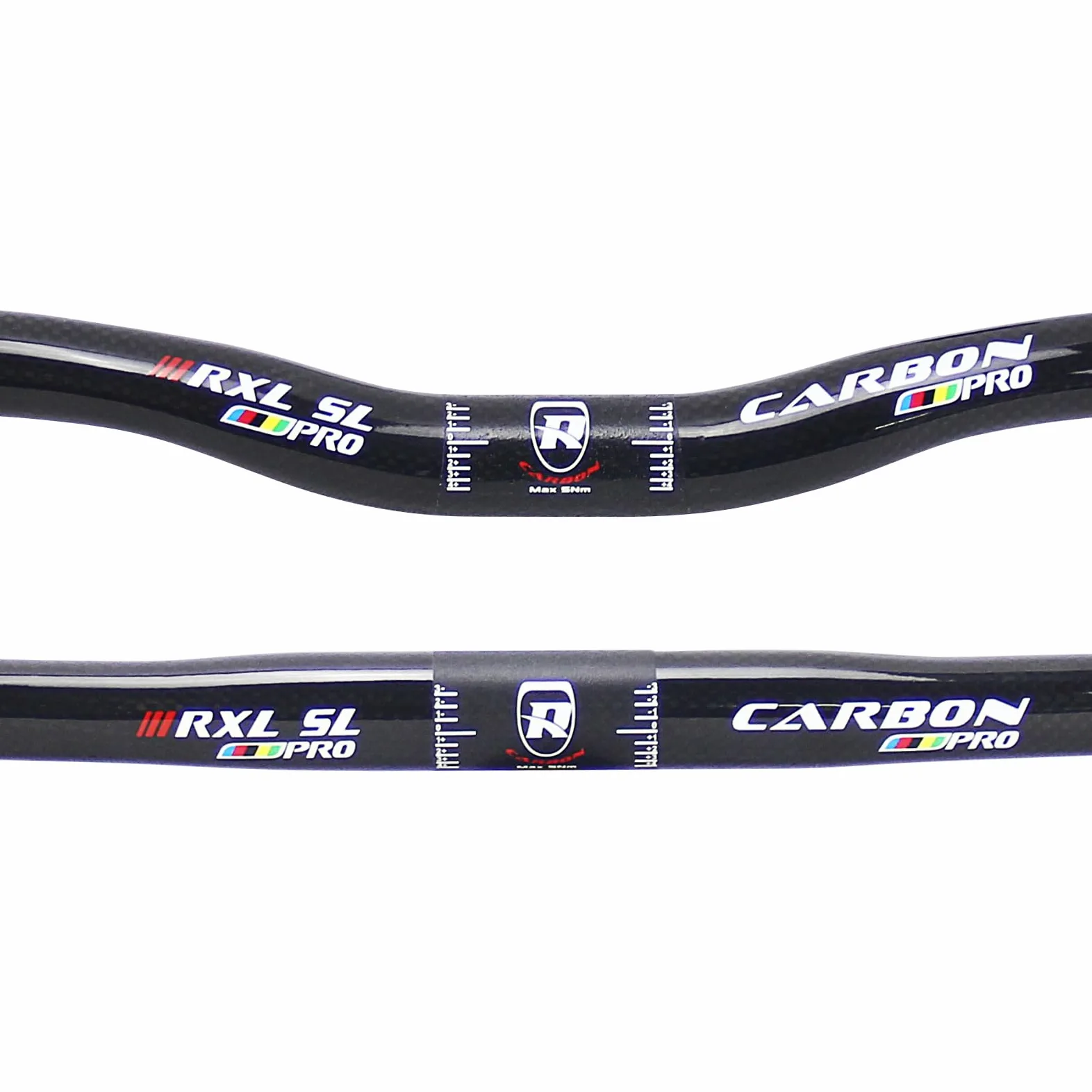 RXL SL 25.4 suspensión de bicicleta de montaña de carbono 3K brillante negro perchas mtb 680mm
