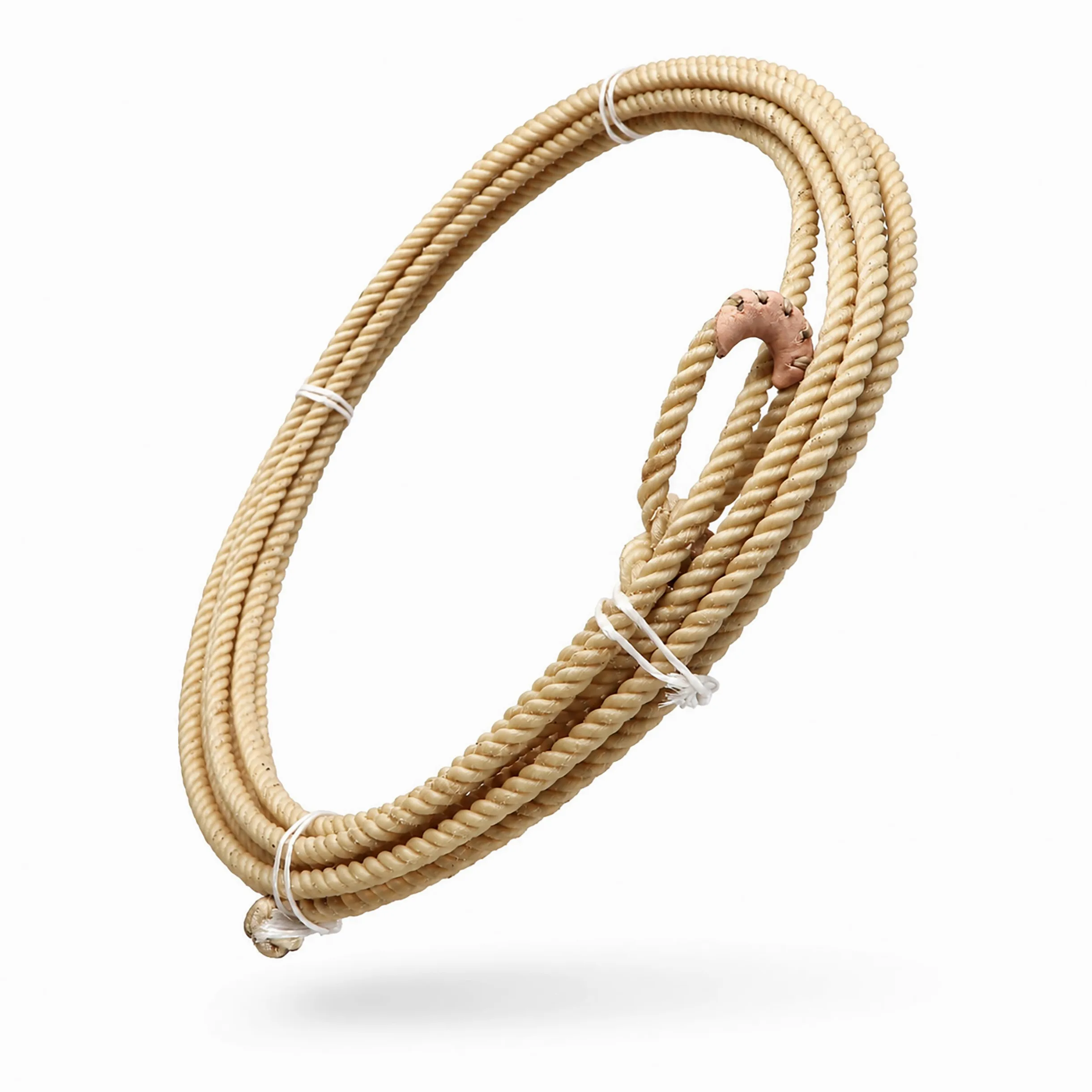 Western - Cuerda de Rodeo Lariat para Adultos con Quemador de Vaquero