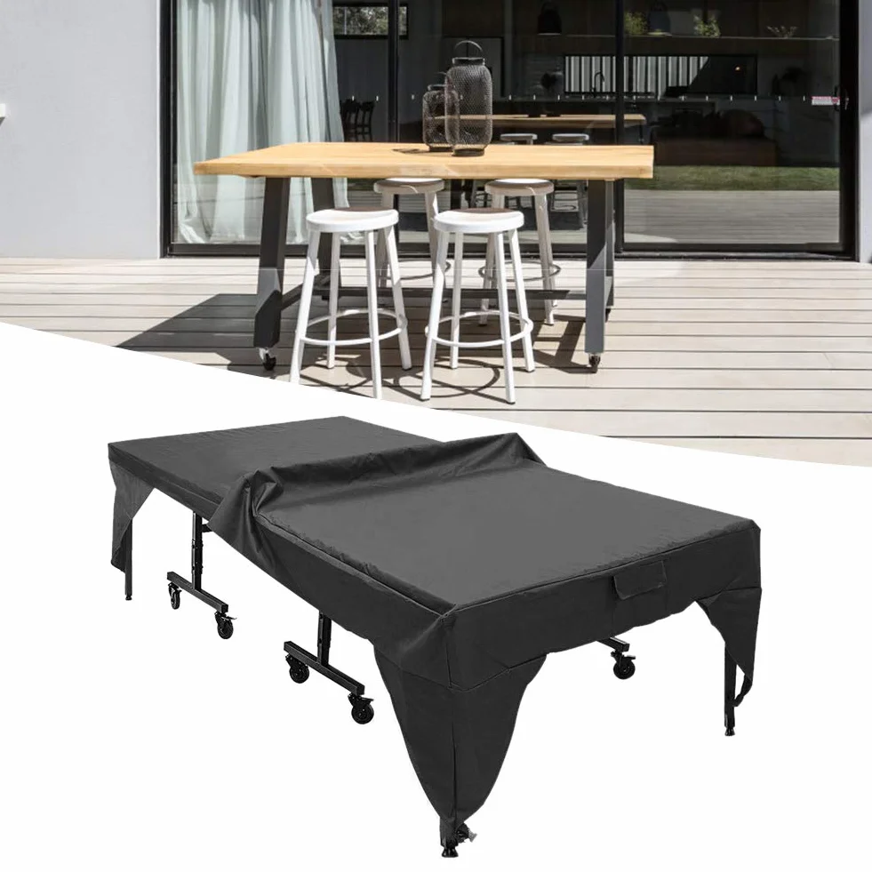 Cubierta de Mesa de Ping Pong Impermeable, Protectora de Polvo con Bolsa de Almacenamiento