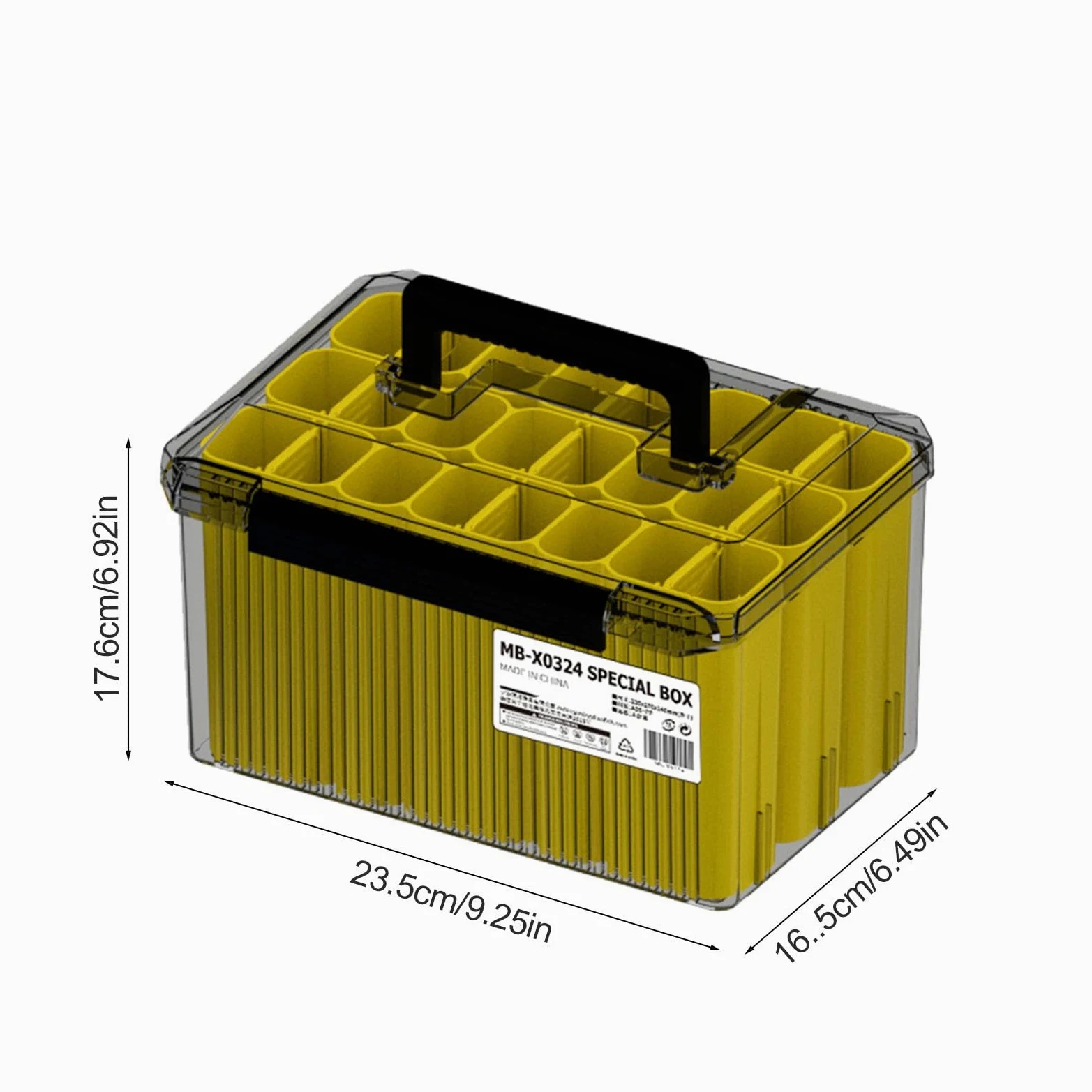 Caja de equipo de impermeable, caja de aparejos de impermeable, asiento y correas acolchados, caja de aparejos de señuelo de , bandejas de almacenamiento de aparejos de , cajas | impermeable para aparejos de pesca Para Cebos, Anzuelos, Crankbaits, Cuchara