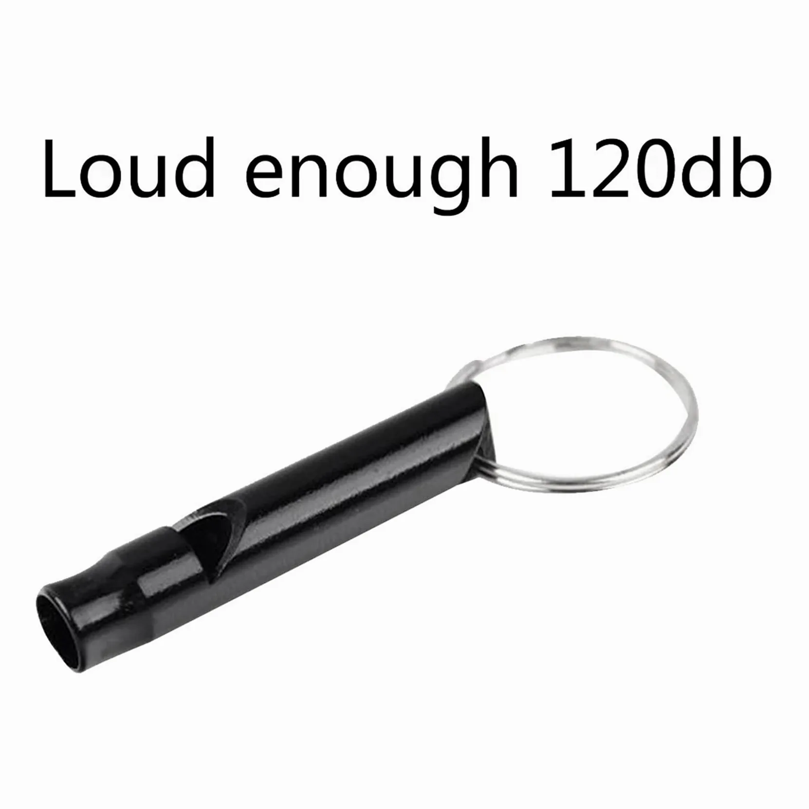 Paquete de 200 Silbato de Aluminio, Silbato Deportivo, Silbatos de Supervivencia de Emergencia con, Negro
