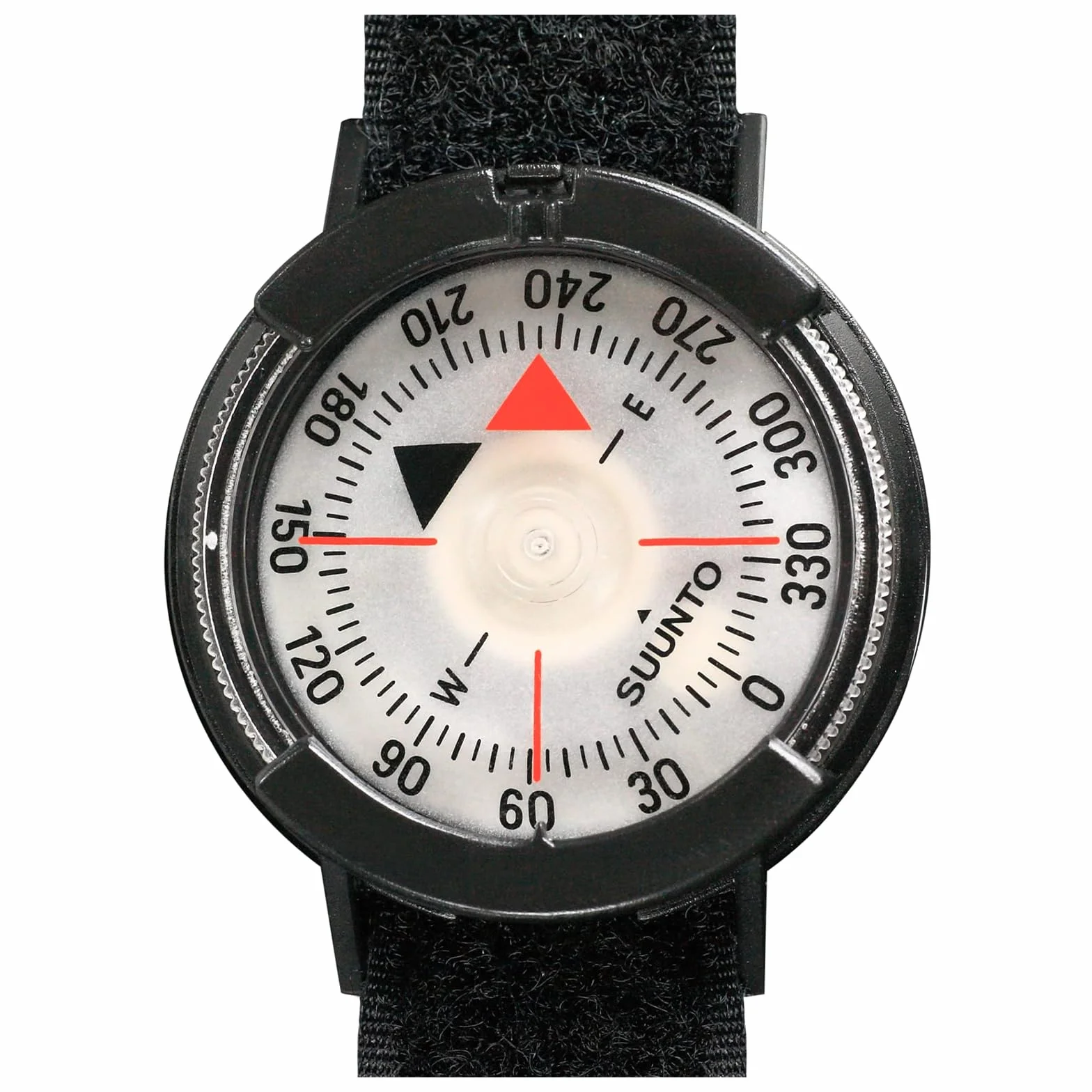 Suunto Compass M-9 NH, hemisferio Norte, con Pulsera de Velcro, SS004403001, Negro