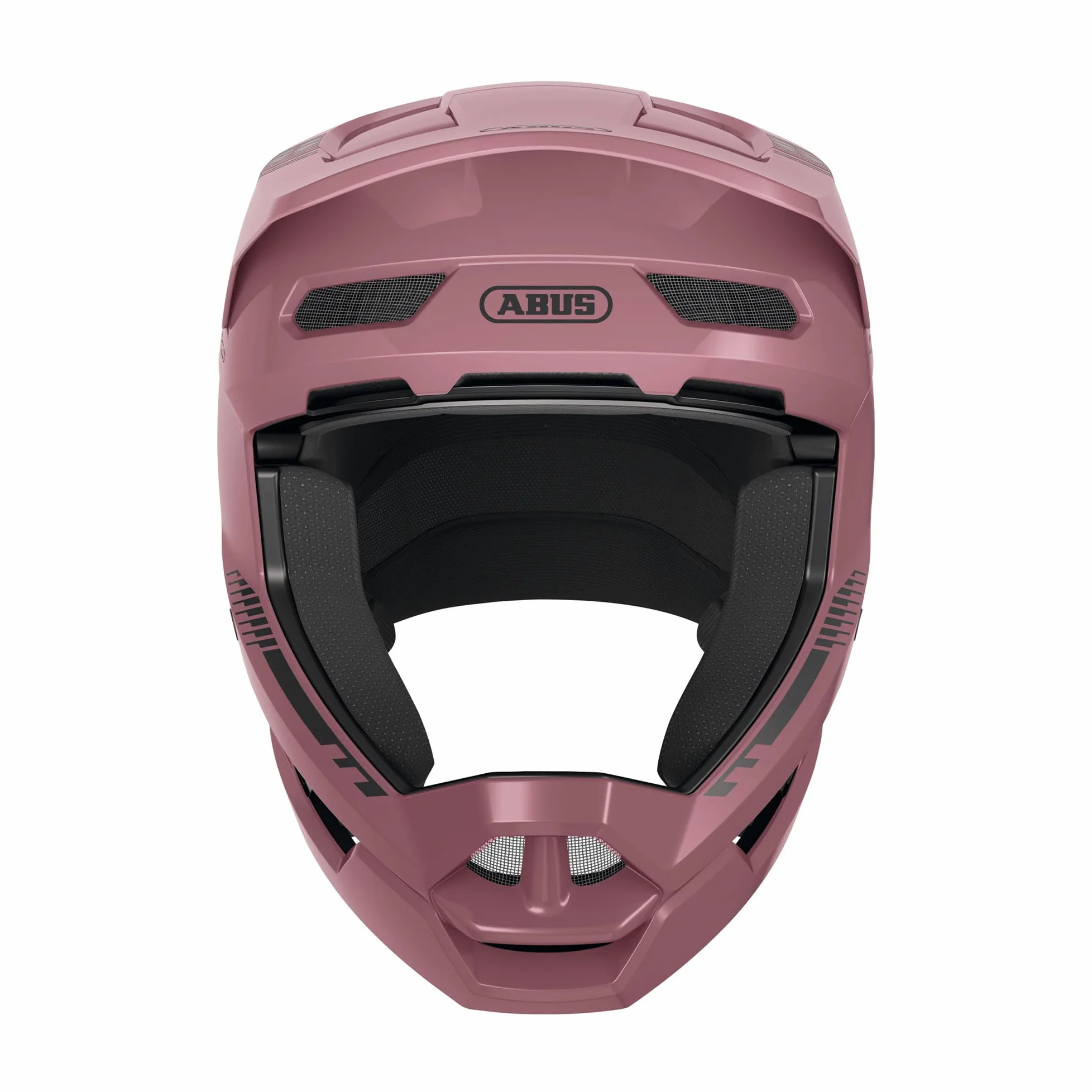 ABUS Casco Downhill HiDrop, Fullface, Blush Red, Talla M | Casco de bicicleta ASTM con carcasa ABS para bicicleta de montaña, descenso, Enduro y Bikepark, para adultos y jóvenes
