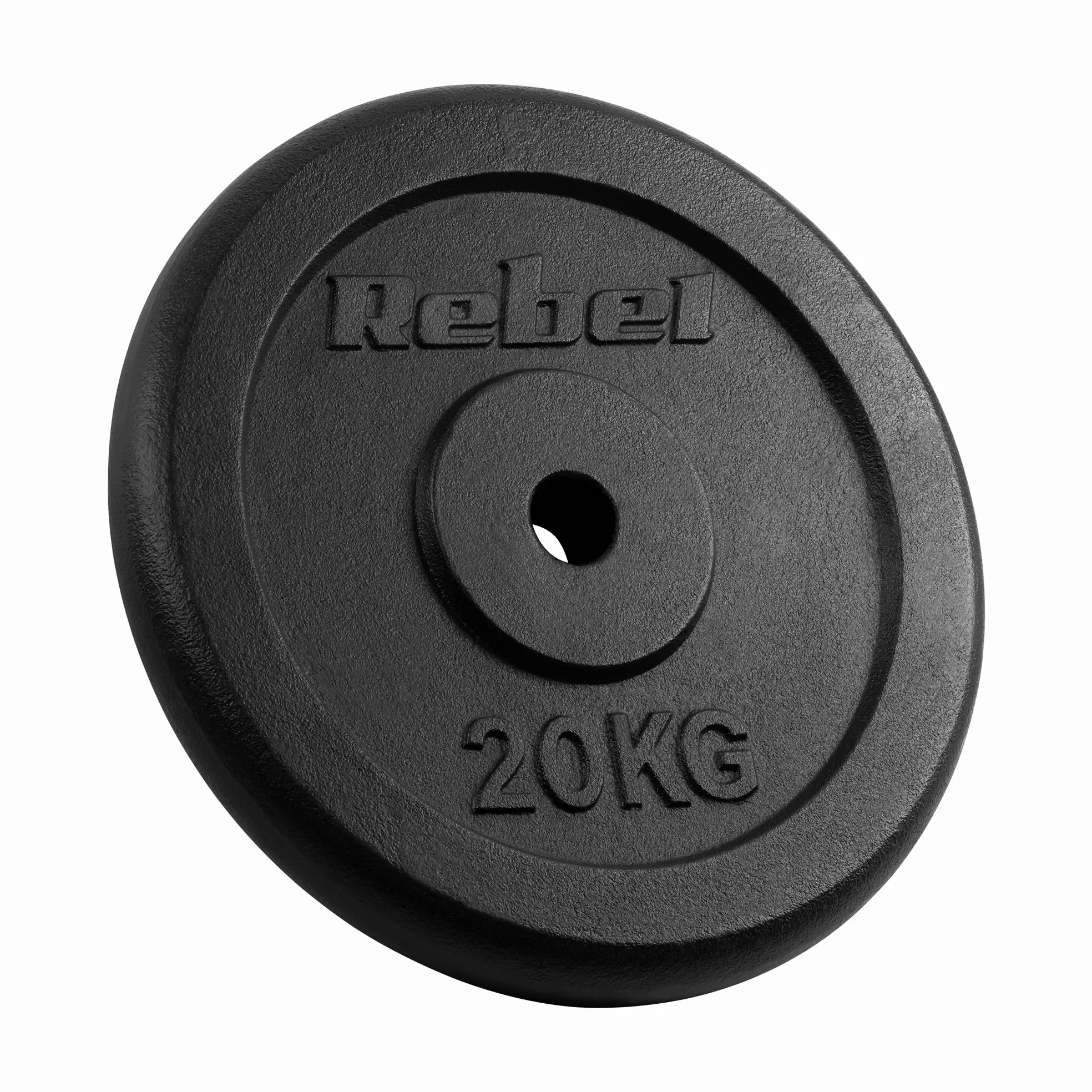 Rebel Carga de Hierro Fundido 20 kg Agujero 31 mm Placa Clásica RBA-2131