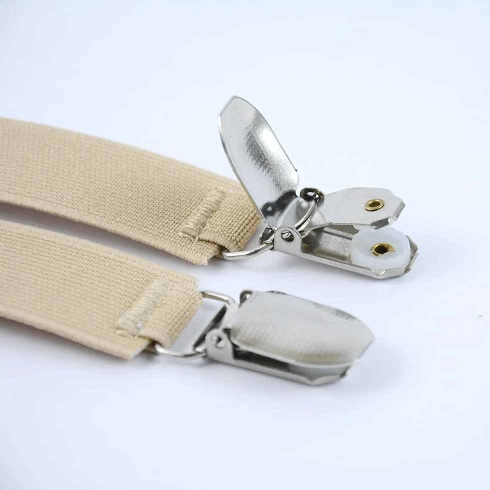 Zapatos elásticos correas de talón antideslizantes con broche de clip cordones anchos