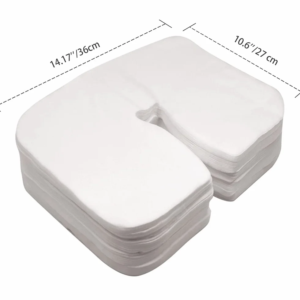 Tvvcalk 200 Piezas Fundas Desechables para Reposacabezas de Mesa de Masaje