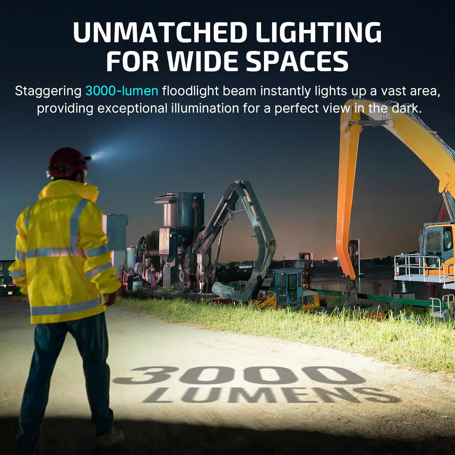 OLIGHT Perun - Linterna frontal LED de 3000 lúmenes, linterna frontal recargable con opción de luz roja, ideal para camping, trabajo, reparaciones y exteriores (negro)
