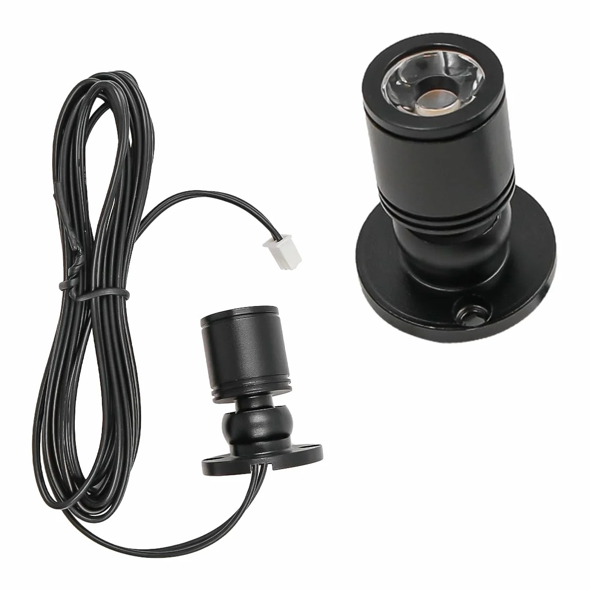 Mini Foco LED Regulable USB 5V para Exhibición de Joyería, Luz Cálida 3000K, 1 Paleta 4 Luces