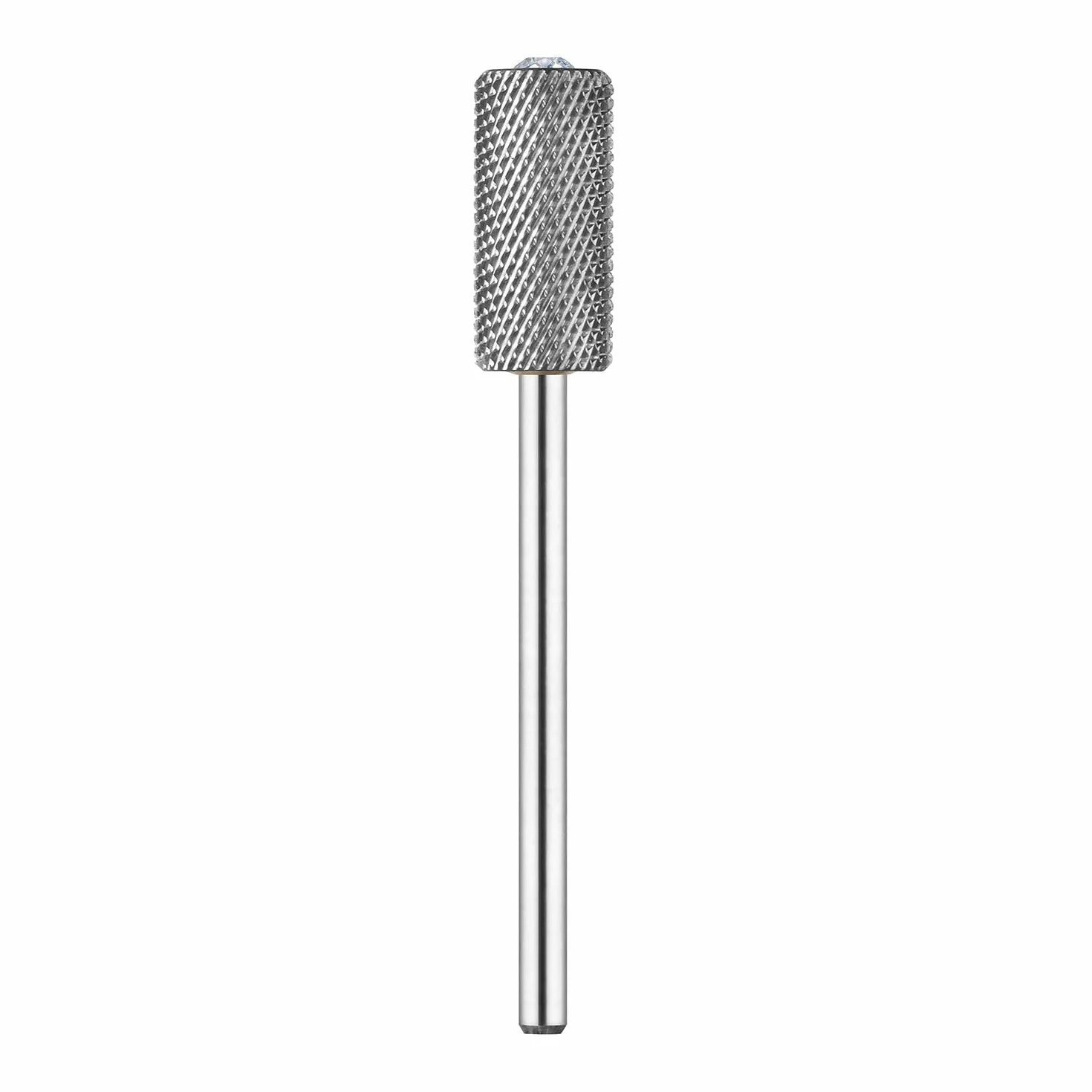 JCMaster Broca Cilíndrica Carburo Tungsteno Manicura Pedicura Callosidades Fresa Torno Uñas Cristal