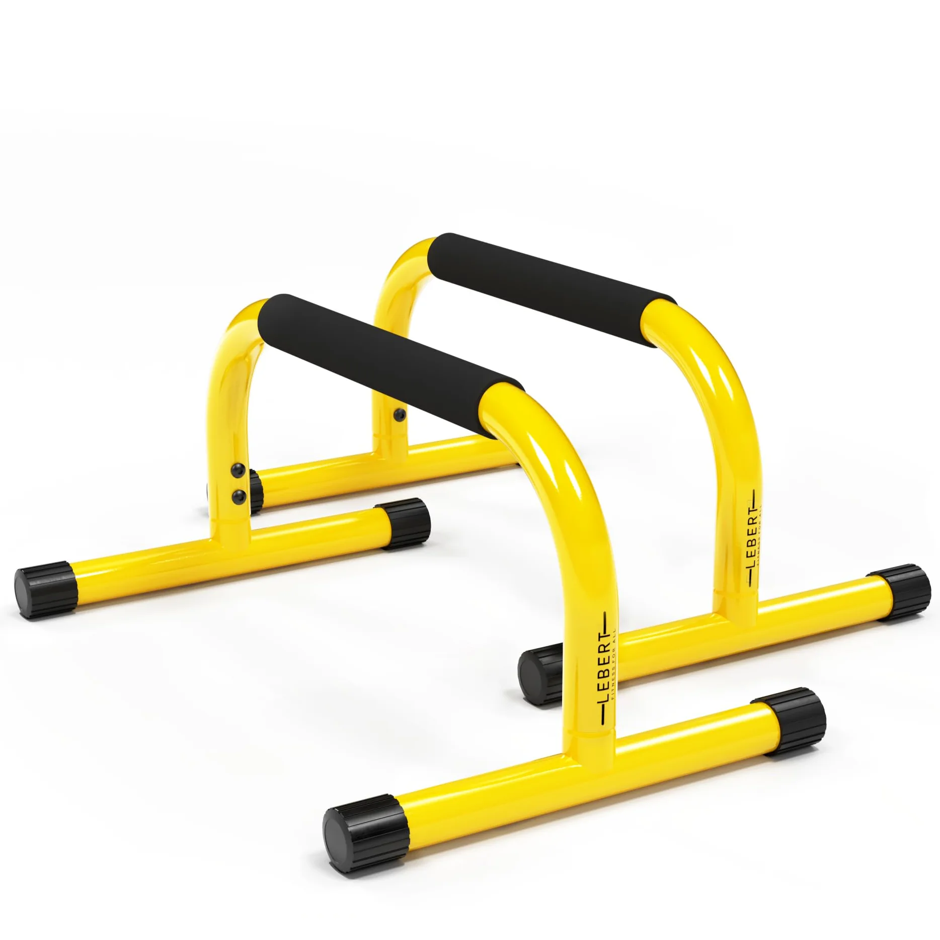 Lebert Fitness Parallette - Soporte para Barra de Flexión, Perfecto para el Hogar, Garaje y Gimnasio, Entrenamiento de Fuerza, Calistenia y Gimnasia