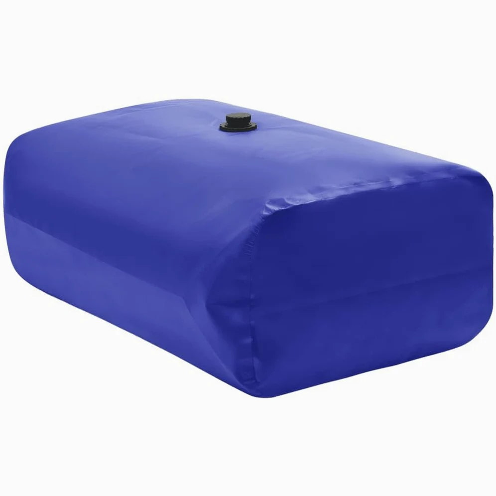 Depósito de Agua Plegable con Grifo PVC 1500 l Azul,156331