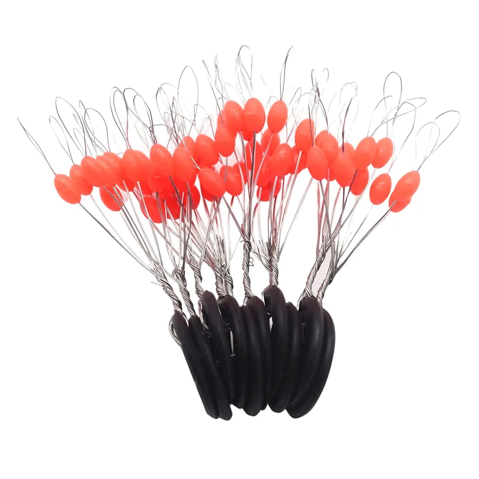 600 tapones de pesca Bobber, 6 en 1, material de silicona suave, topes flotantes para plomos