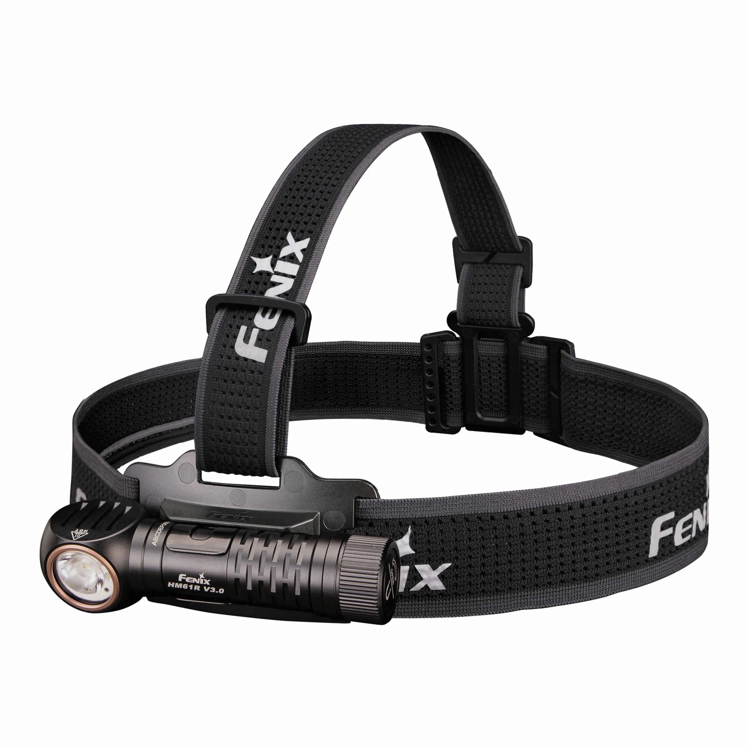Fenix HM61R V3.0 - Linterna frontal recargable para exteriores | 1800 lúmenes | 195 m | 300 horas máximo | Haz principal, haz de inundación, haz rojo/flash | Base magnética | IP68
