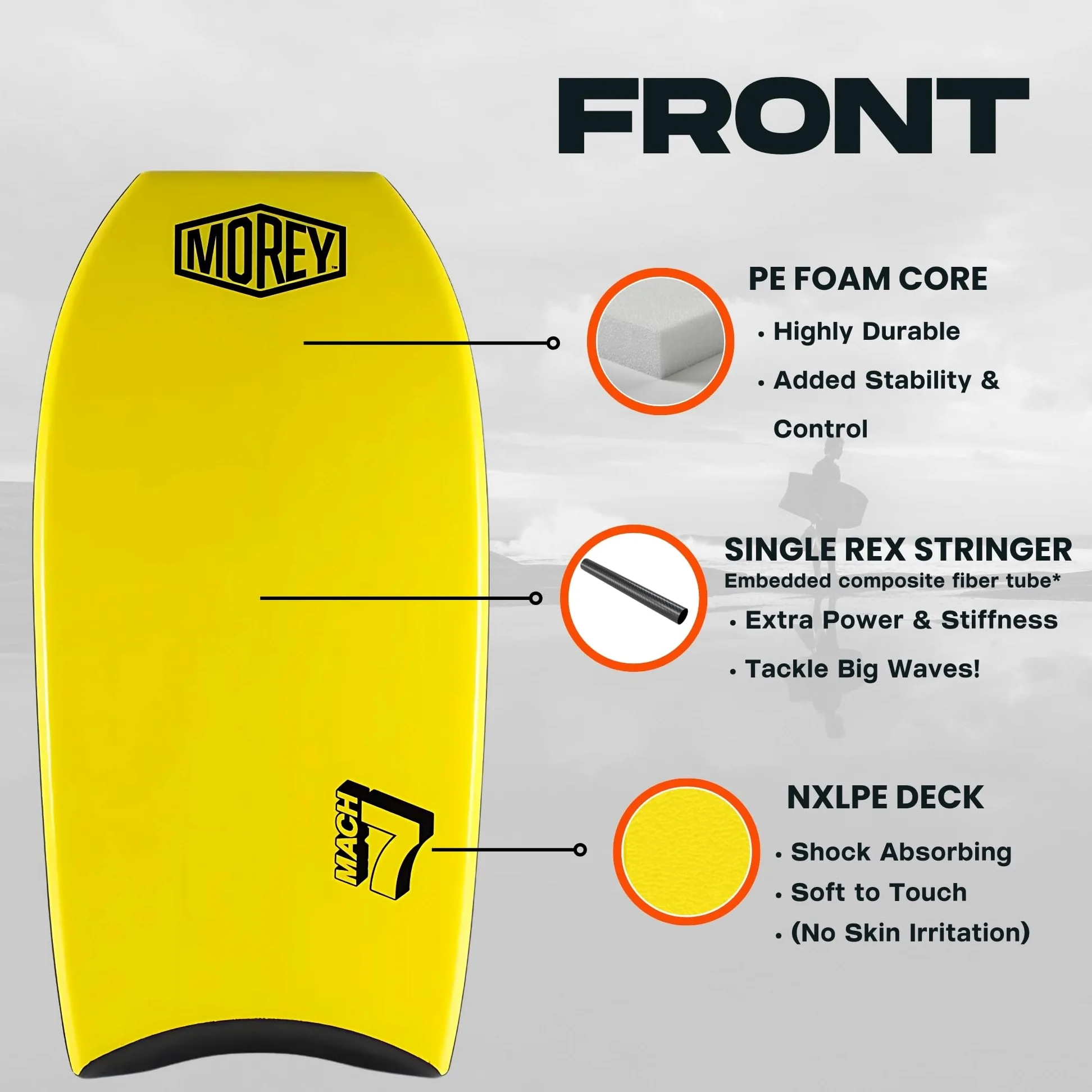 Morey Custom Mach 7-7 (bodyboards)