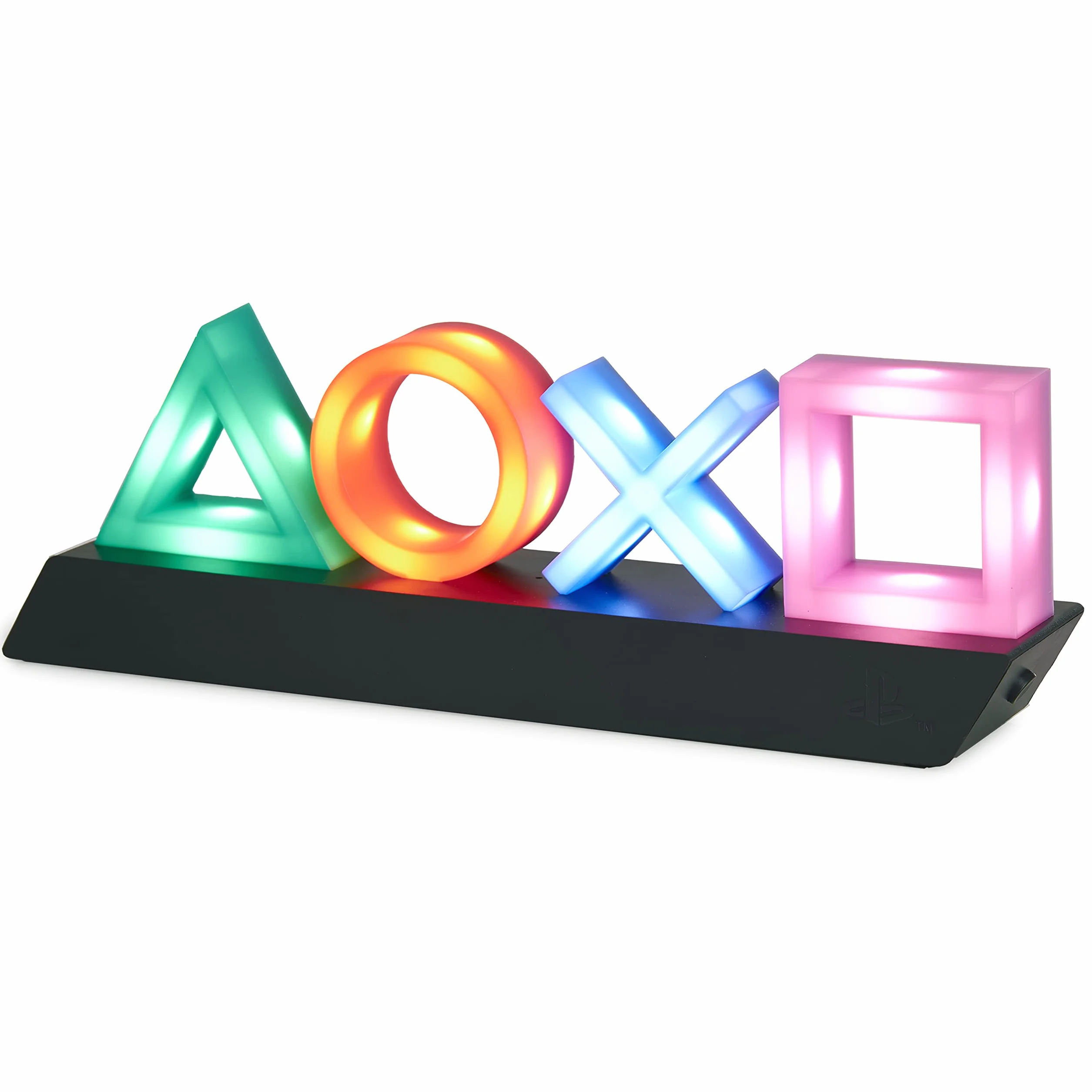 PlayStation Iconos Luz Lámpara Oficial 3 Modos Decoración Gamer Reactiva Sonido