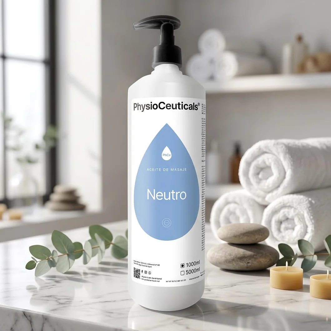 Aceite de masaje profesional 1000 ml para fisioterapia