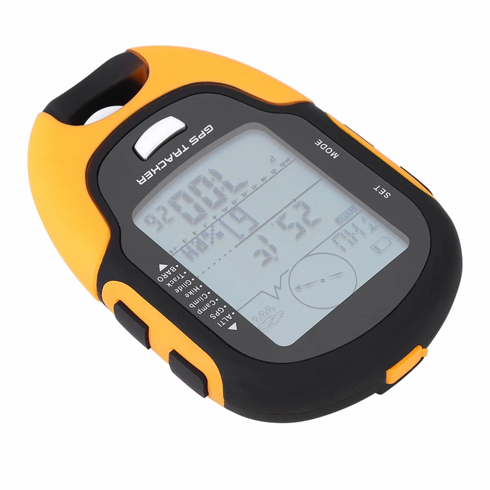 Dispositivos GPS para Senderismo, Receptor de Navegación GPS Multifunción GPS de Mano Impermeable Recargable por USB para Deportes Al Aire