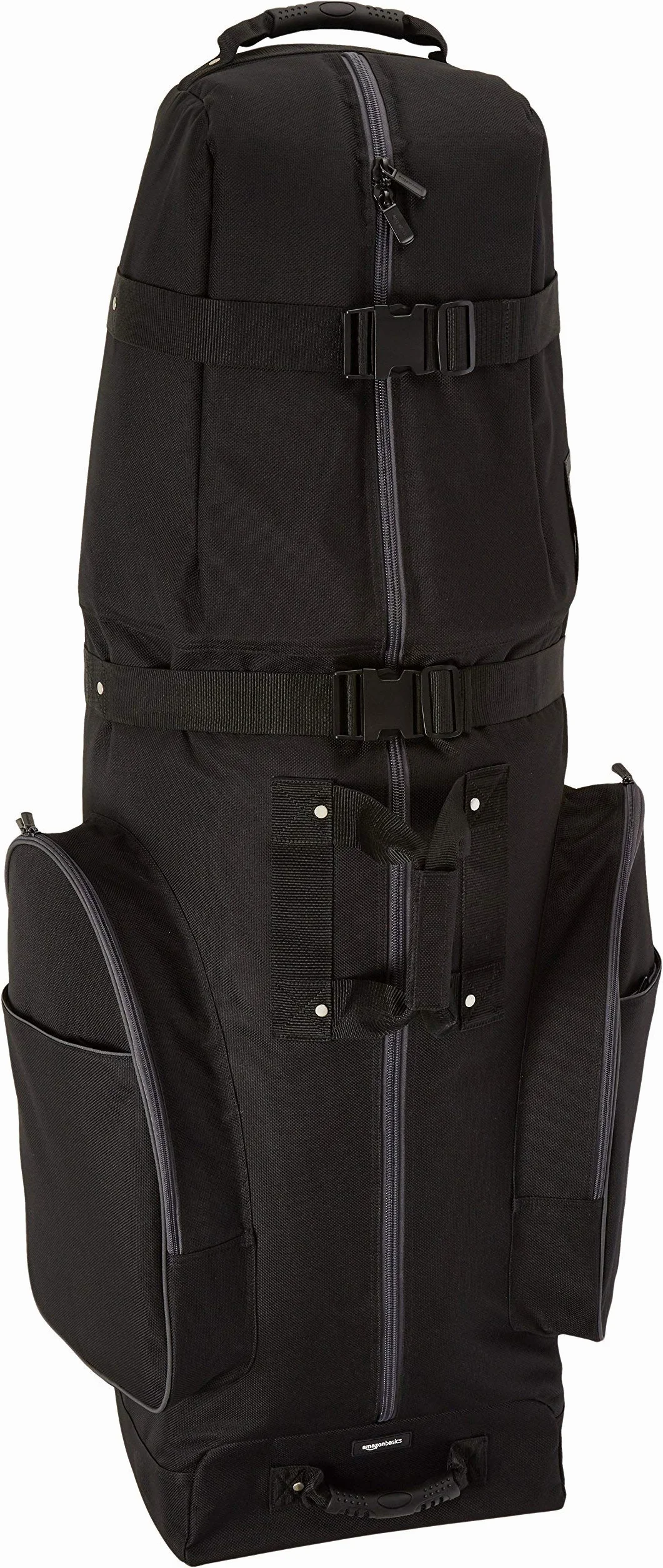 Amazon Basics - Bolsa de Transporte para Golf con Laterales Flexibles, Negro