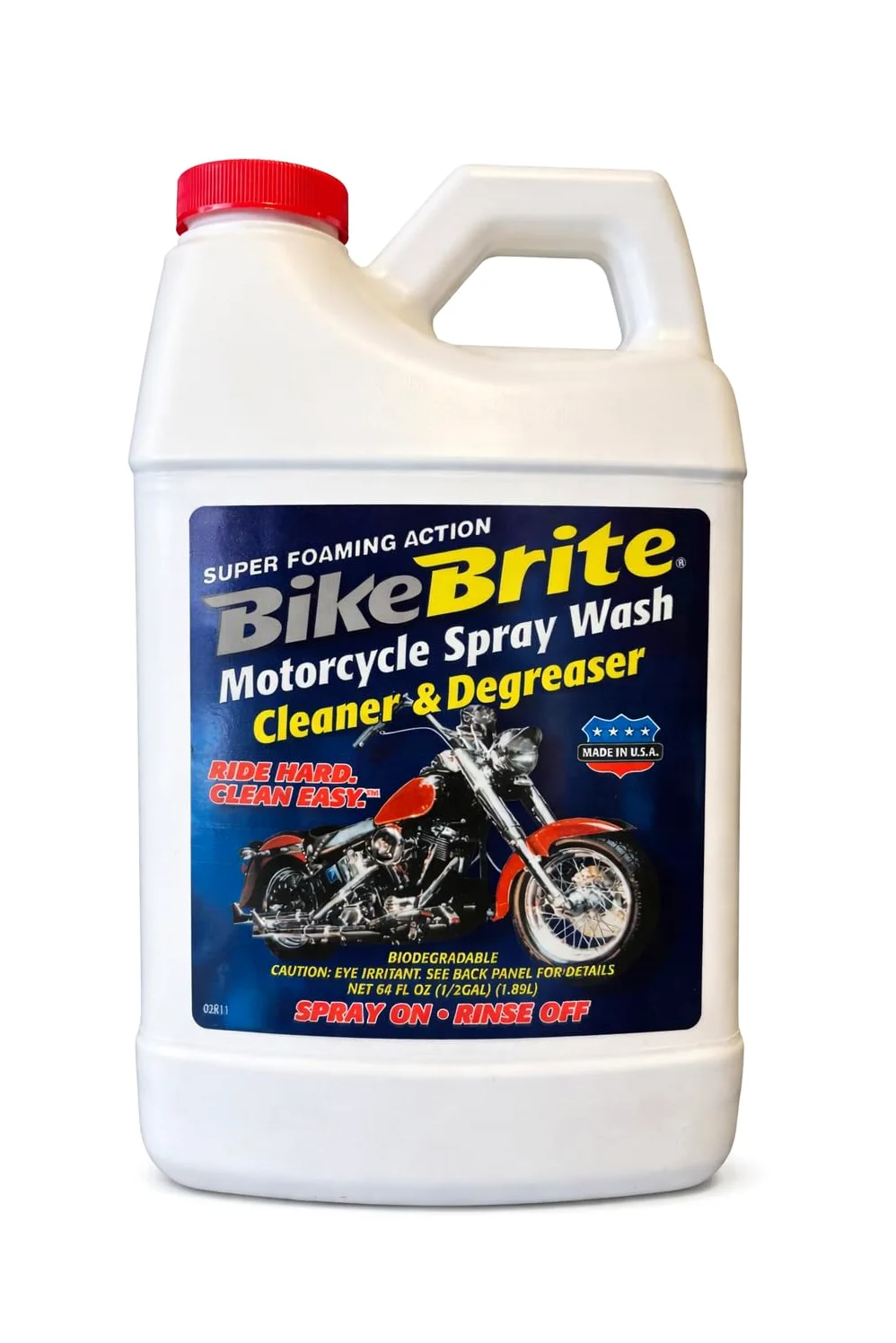 Bicicleta Brite mc44r motocicleta Spray Wash Limpiador Y Desengrasante – 64 120 ml