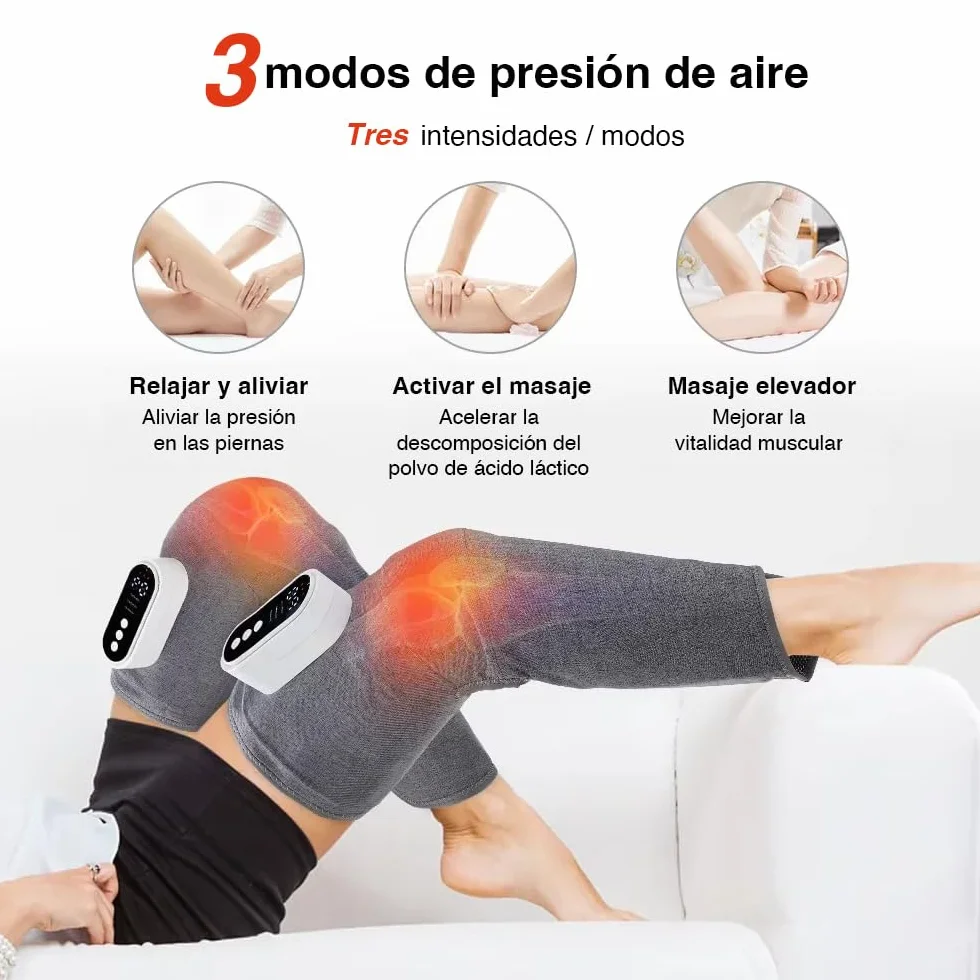 Presoterapia Masajeador de Piernas Drenaje Linfático Masaje de Patillas