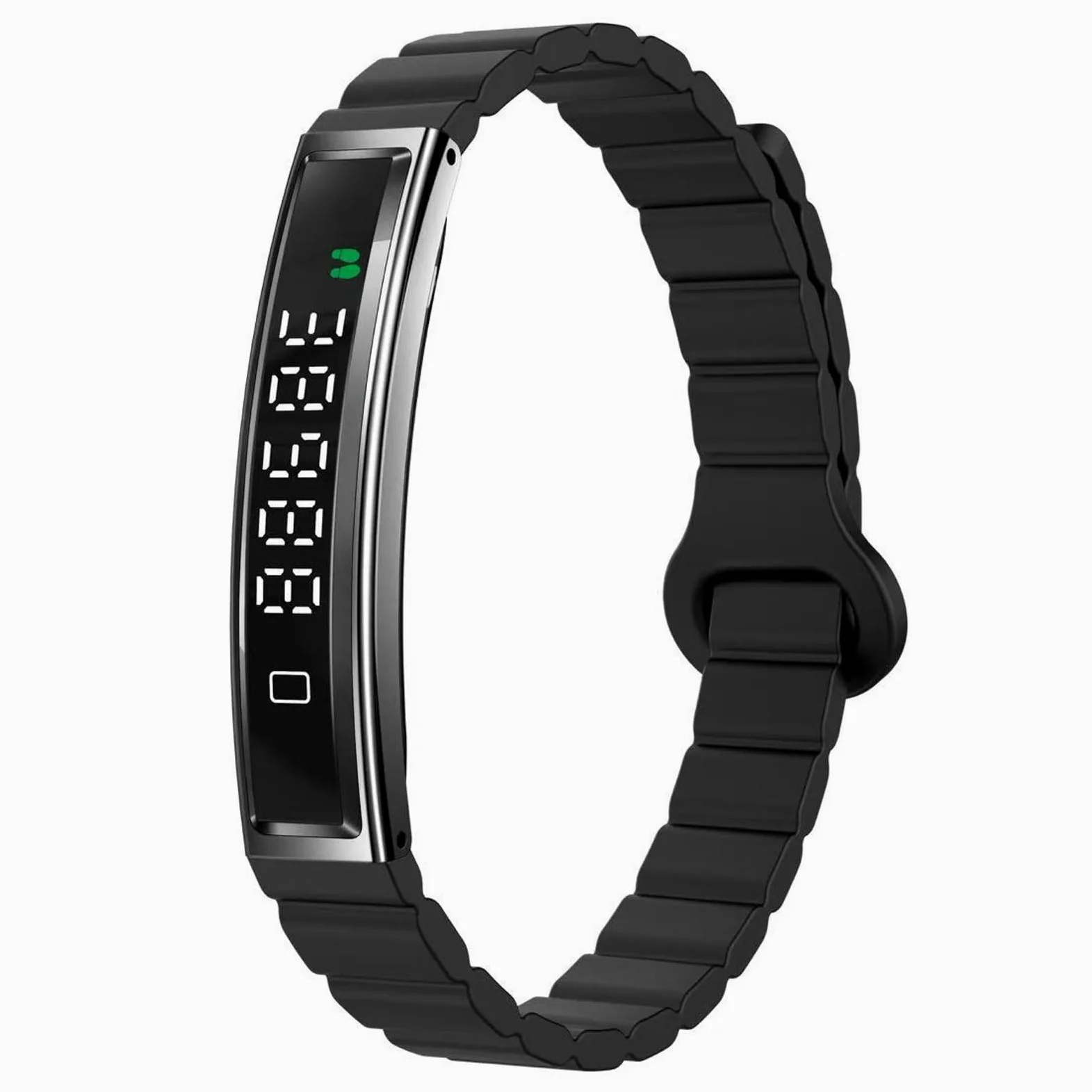 Annadue Pulsera Inteligente con 5.3, Rastreador de Actividad con Monitor de Frecuencia Cardíaca, Contador de Pasos, Rastreador de Actividad Física a Prueba de Agua para Mujeres, (Black)