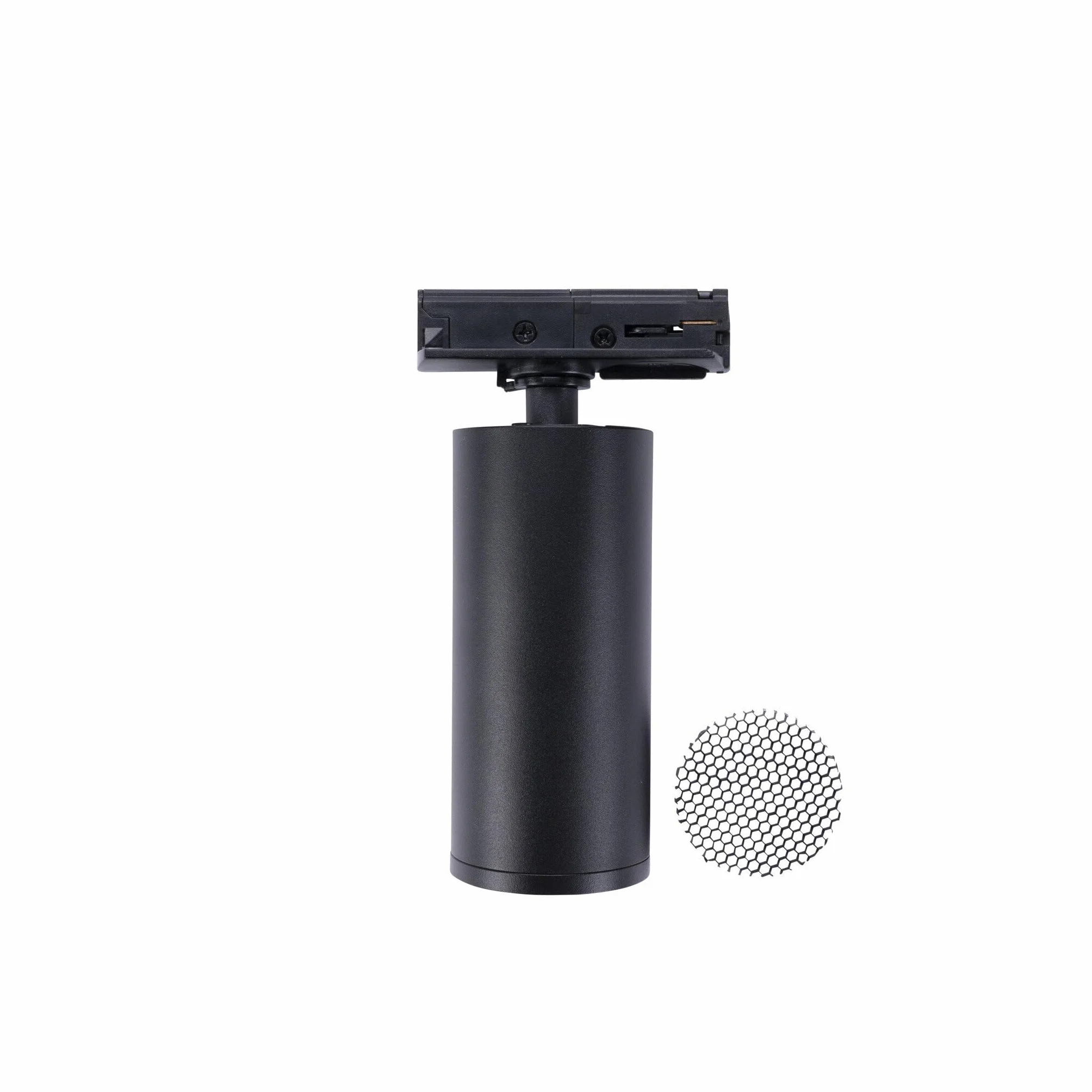 Ledvion Foco de Carril Monofásico GU10 Negro Orientable