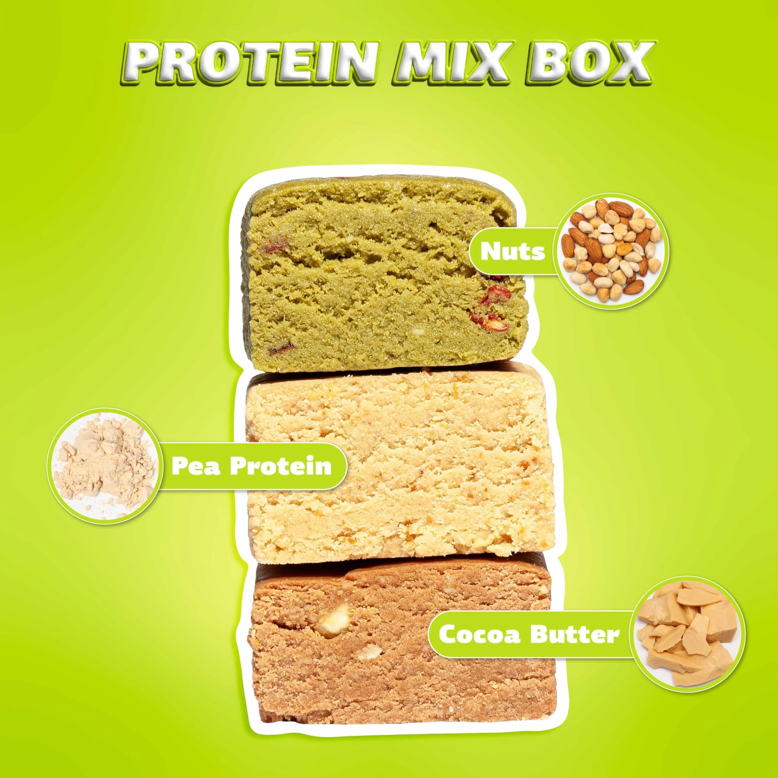 FIZI Protein Bar Pack Variado 10 x 45 g Barritas Proteicas Veganas Sin Gluten Lactosa Azúcar Añadido Snack Proteico Surtido