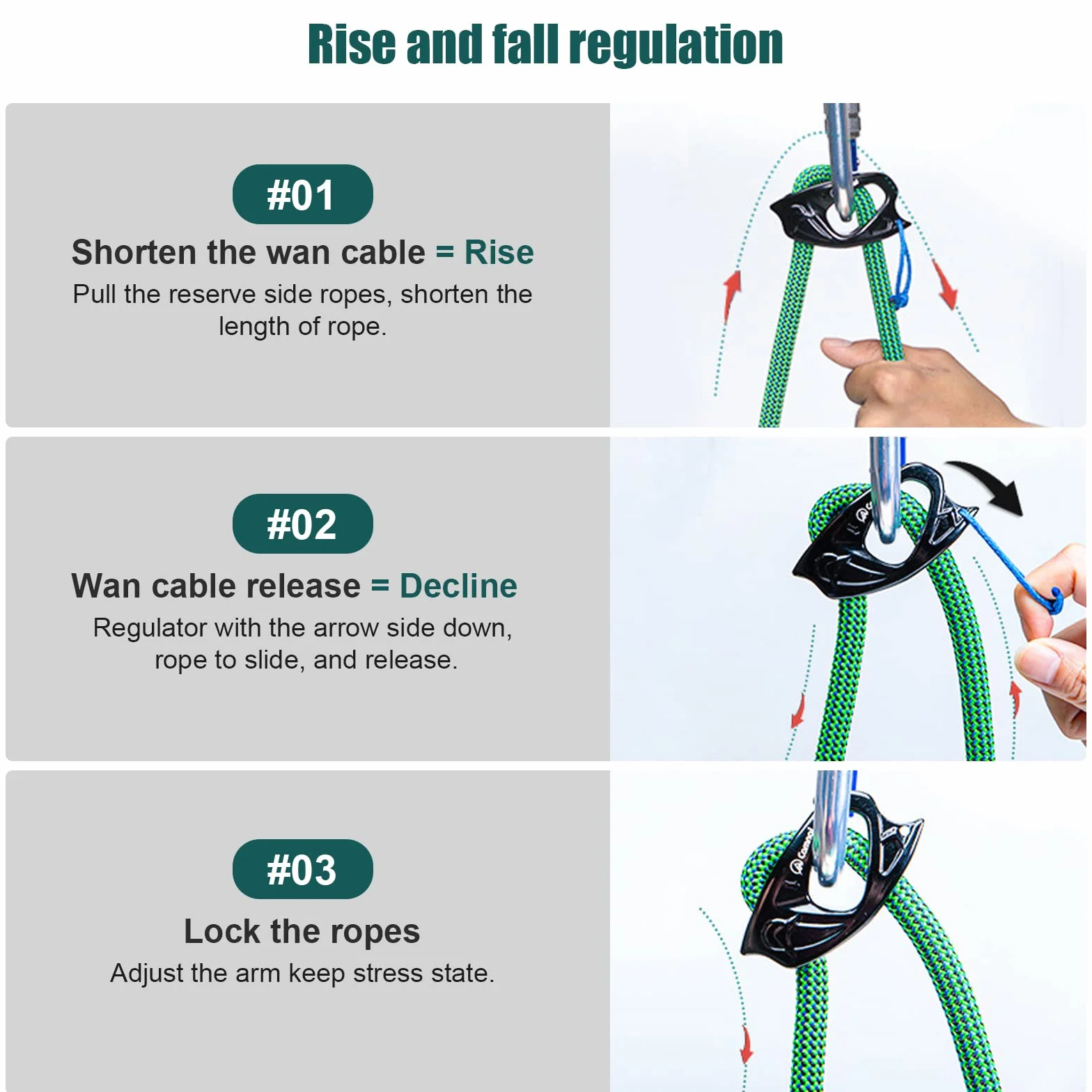 Eslinga de estación ajustable IGTOPS 15-95cm Connect Adjust