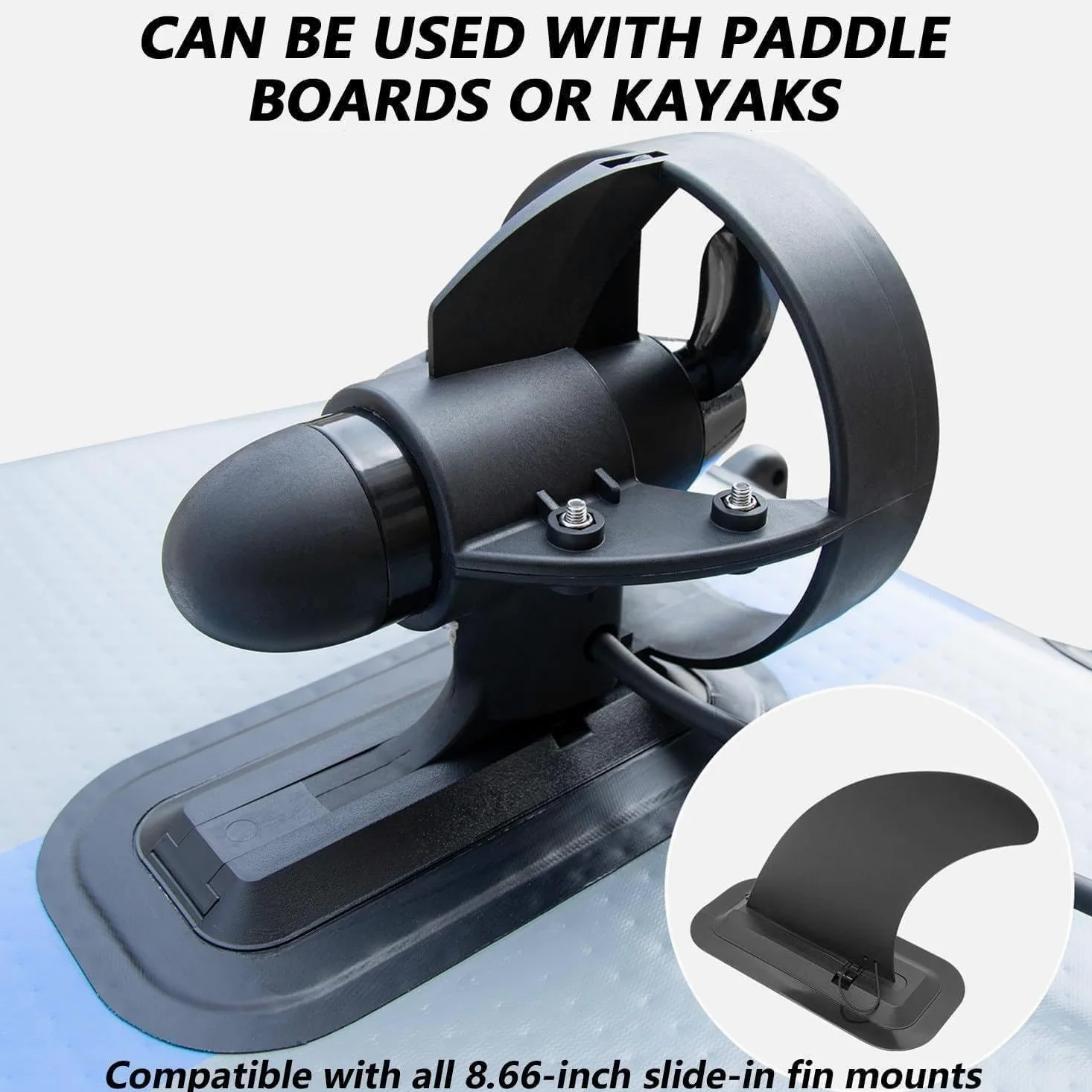 Motor de propulsión subacuática para aleta eléctrica, dispositivo recargable con control remoto para surf, SUP y aventuras en kayak
