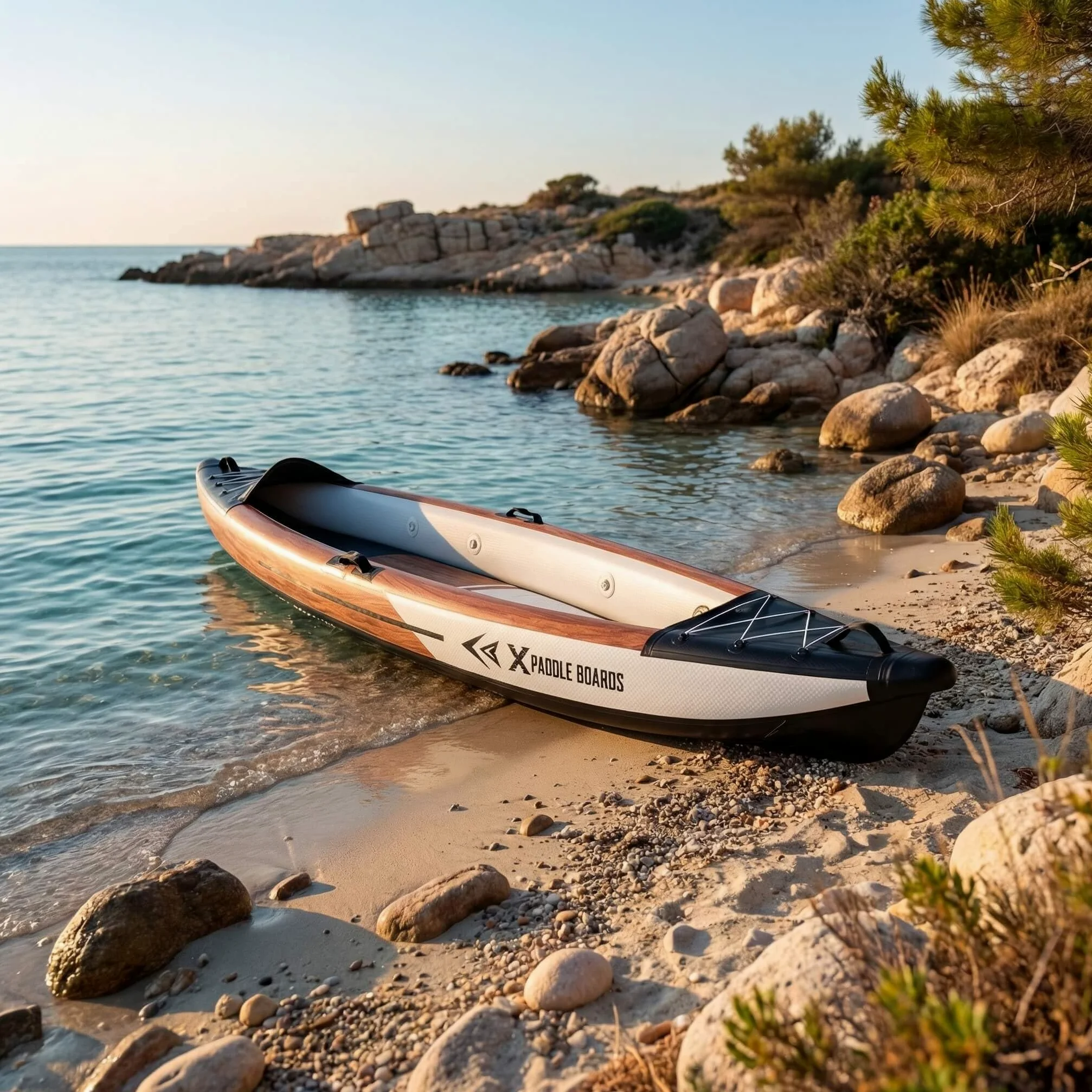 Canoa Kayak Inflable 1 Plaza Dropstitch 366 x 75 x 42 cm K-Black