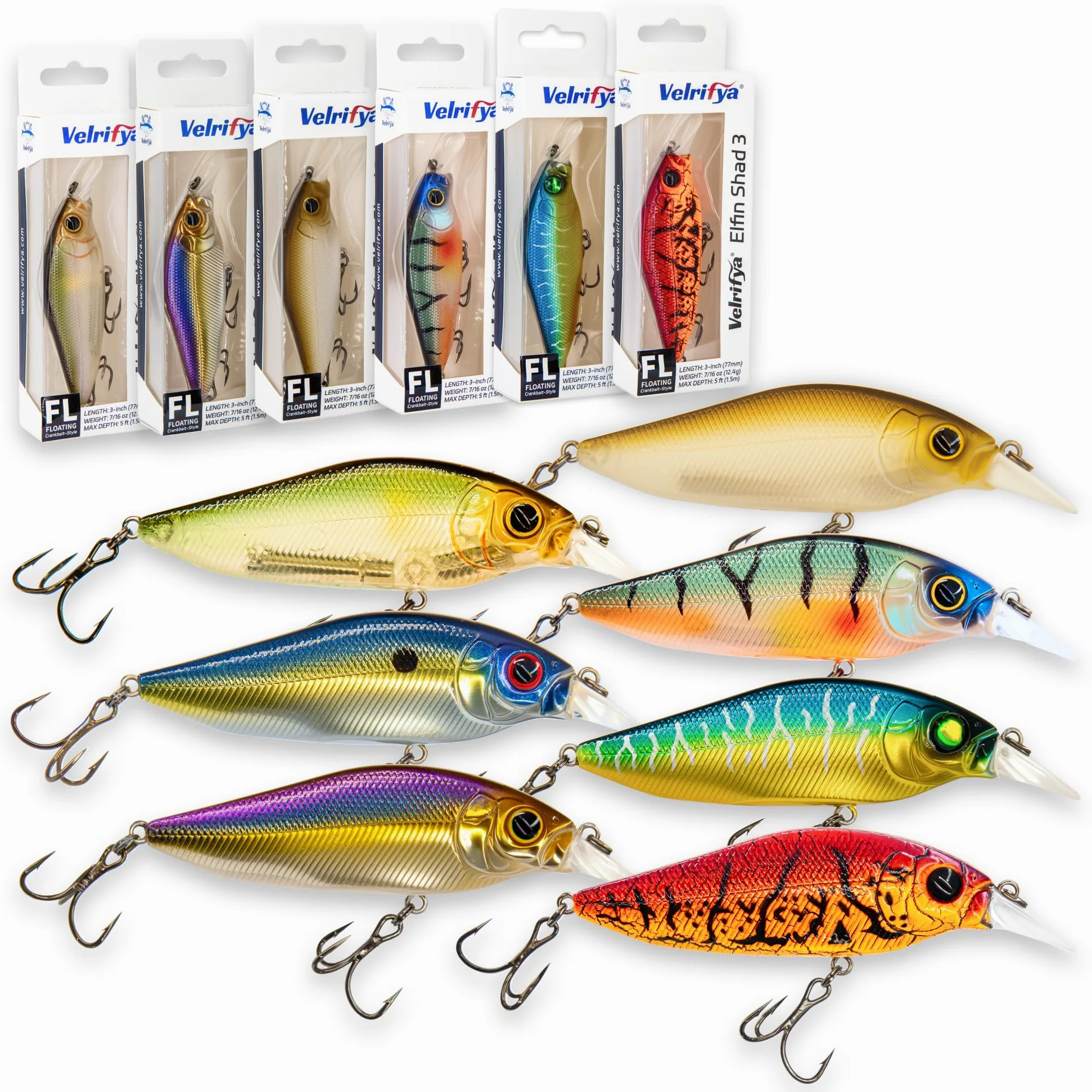 Crankbaits/Jerkbait híbridos para pesca de lubina, buceo poco profundo, para lucio, lucio, agua fría para pesca de invierno y primavera, para agua dulce y salada