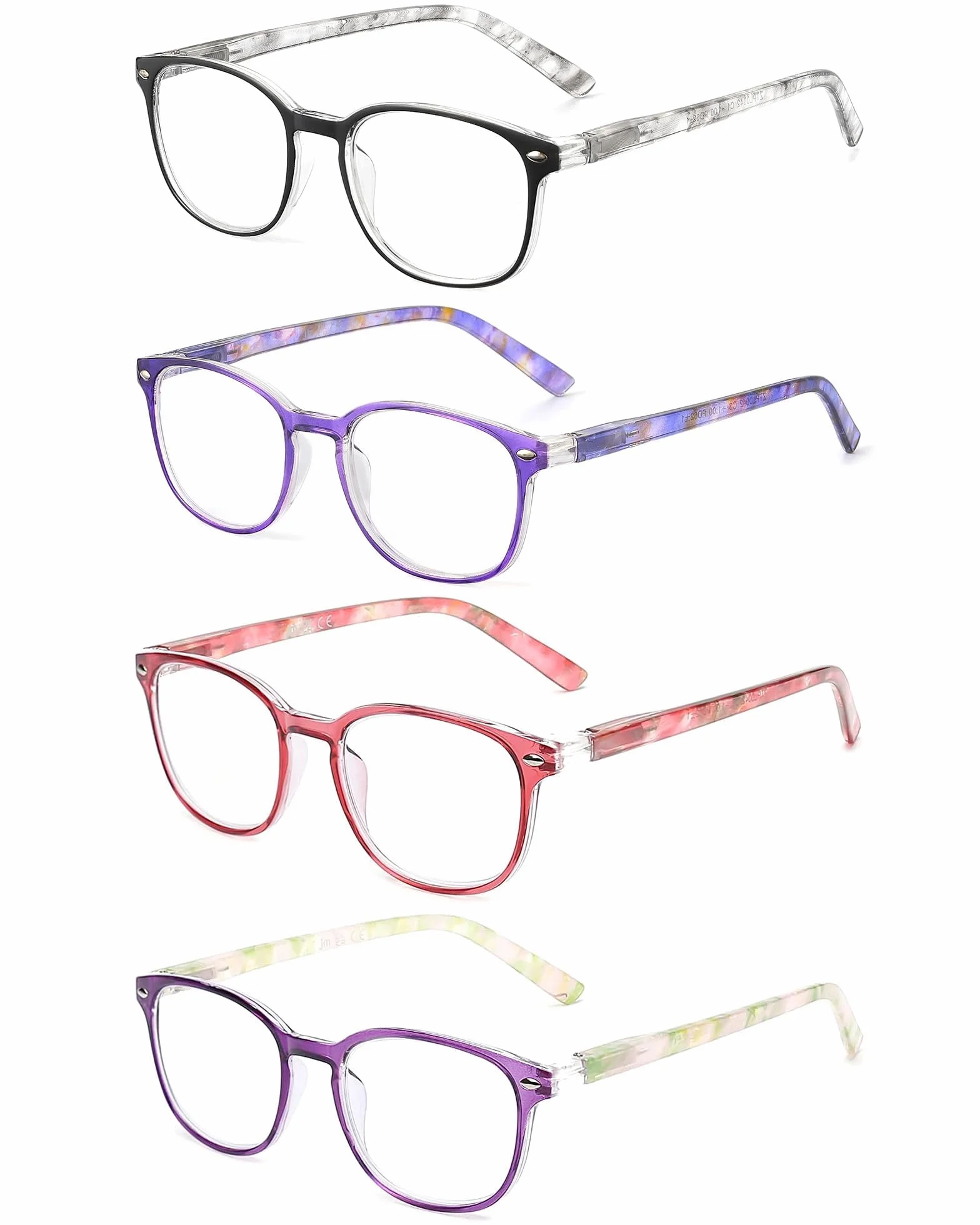 JM Gafas de Presbicia y Lectura para Mujer Pack 4 Unidades
