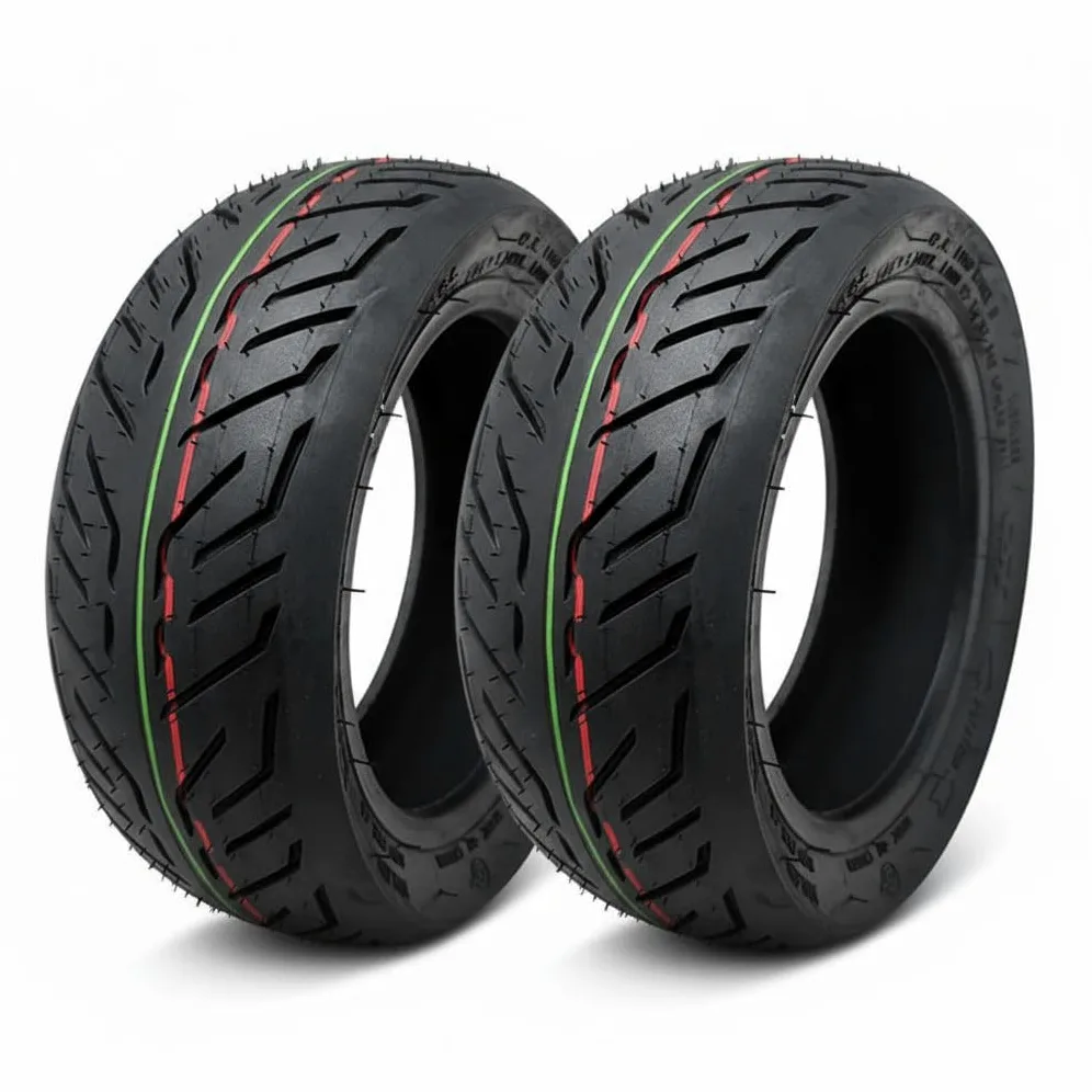 Set de 2 neumáticos patinete eléctrico Dualtron Victor Luxury medida 10x3-6 Repuesto compatible cubierta carretera