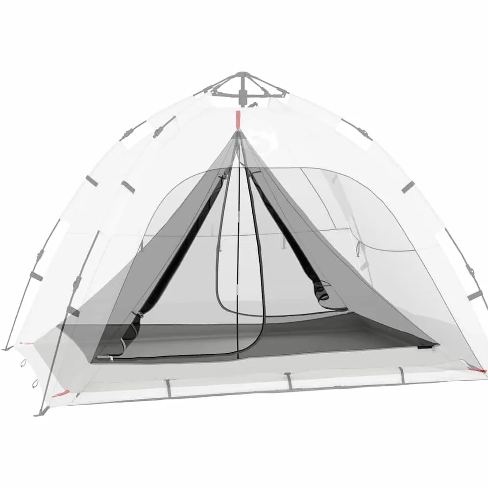 Tienda interior con techo negro 240 x 160 x 133 cm con red, tienda de campaña ligera para verano, tienda de campaña desplegable alternativa, incluye bolsa de transporte para exterior y jardín