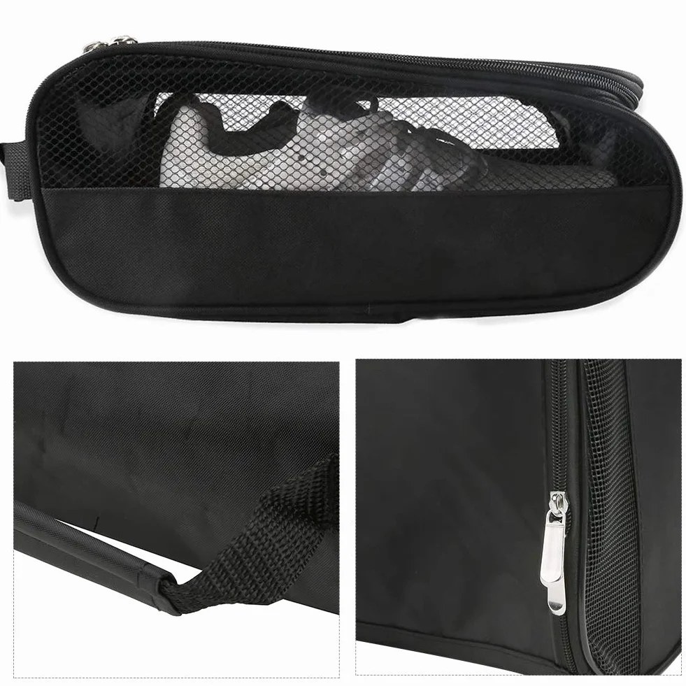Bolsa de Zapatos de Golf Bolsa de Ropa Ligera Y Duradera de Nylon Transpirable para Zapatos de Golf con Asa