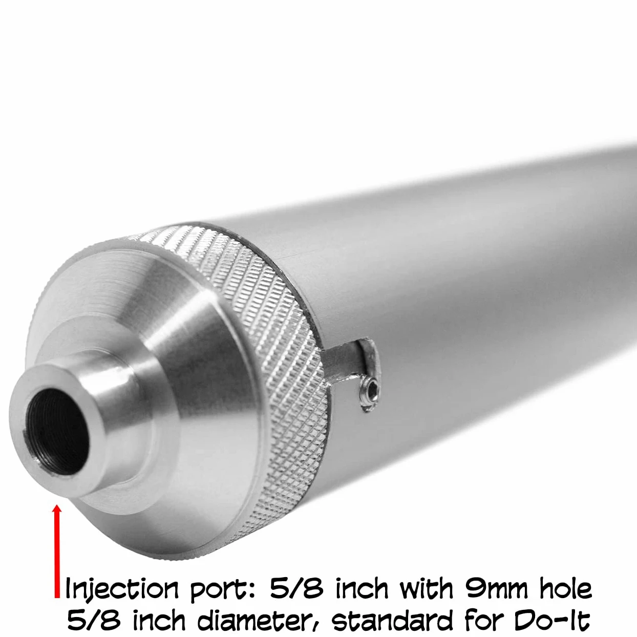Inyector de aluminio para cebo de plastisol de plástico suave, forma señuelo de pesca, 7 onzas y 9.5 onzas